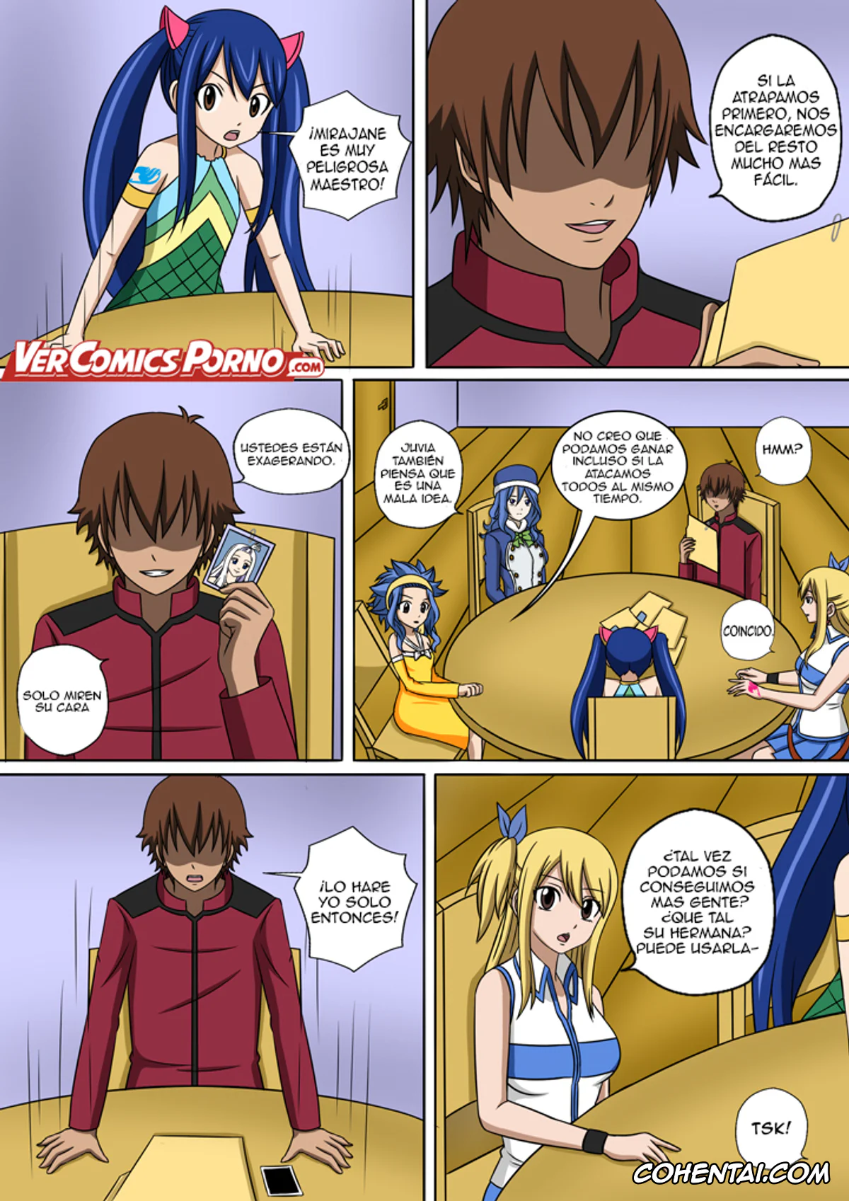 Fairy Tail hentai, Juvia Lockser hentai, Levy Mcgarden hentai, Lisanna Strauss hentai, Lucy Heartfilia hentai, Fairy Hunting 4 (Fairy Tail), pagina 3
