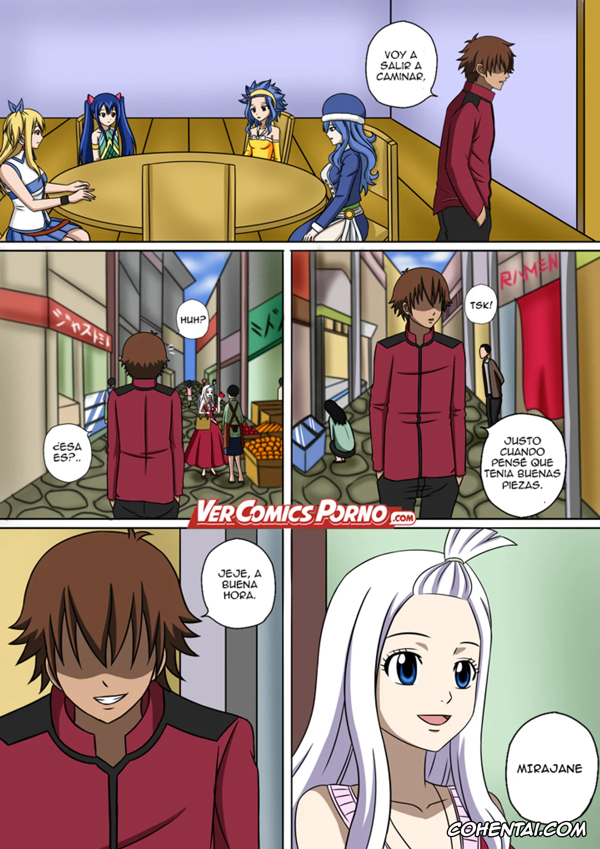 Fairy Tail xxx, Juvia Lockser xxx, Levy Mcgarden xxx, Lisanna Strauss xxx, Lucy Heartfilia xxx, Fairy Hunting 4 (Fairy Tail), pagina 4