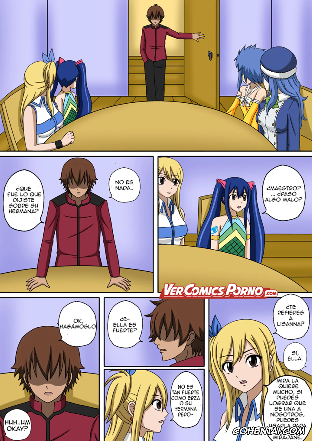 Fairy Tail xxx, Juvia Lockser xxx, Levy Mcgarden xxx, Lisanna Strauss xxx, Lucy Heartfilia xxx, Fairy Hunting 4 (Fairy Tail), pagina 7