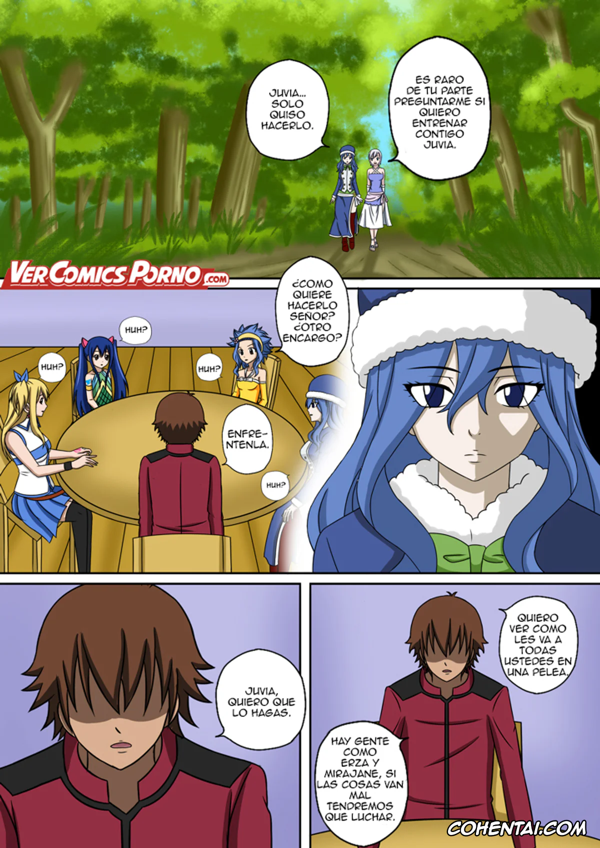 Fairy Tail porno, Juvia Lockser porno, Levy Mcgarden porno, Lisanna Strauss porno, Lucy Heartfilia porno, Fairy Hunting 4 (Fairy Tail), pagina 8