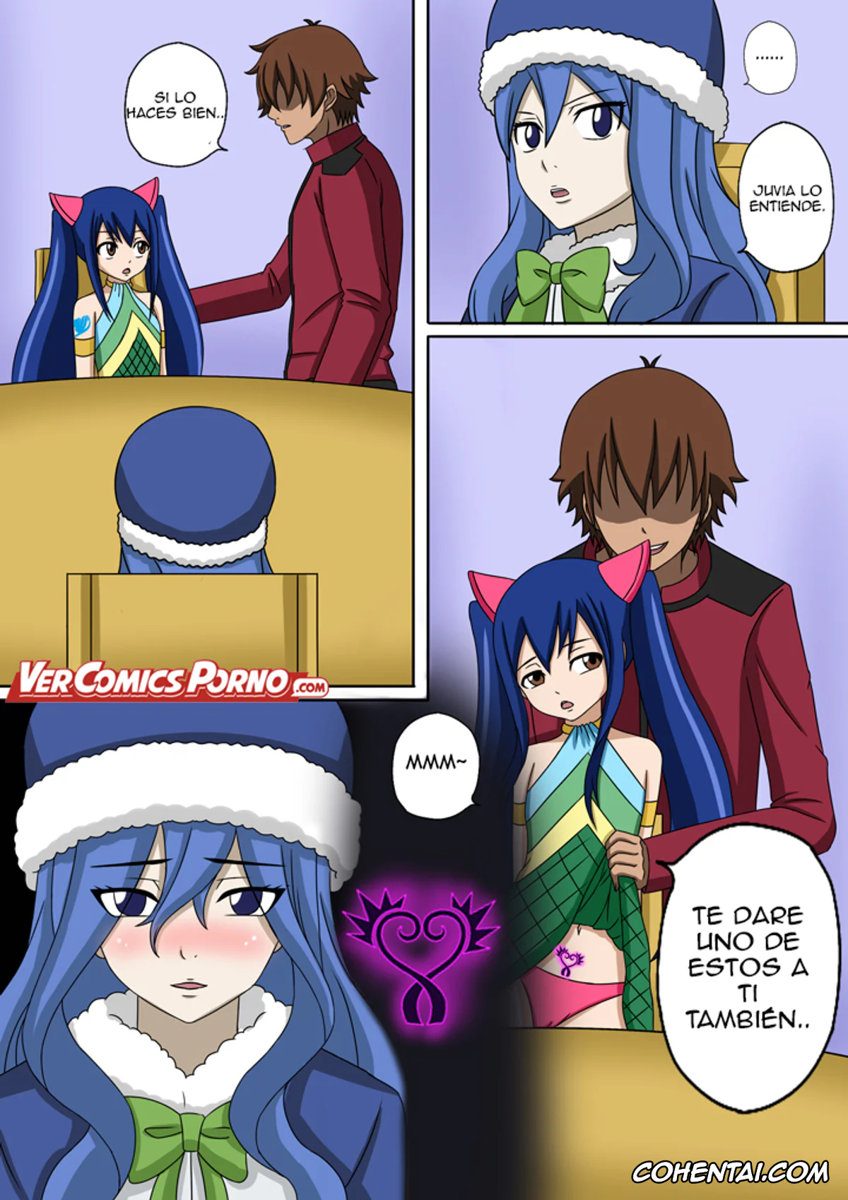 Fairy Tail hentai, Juvia Lockser hentai, Levy Mcgarden hentai, Lisanna Strauss hentai, Lucy Heartfilia hentai, Fairy Hunting 4 (Fairy Tail), pagina 9