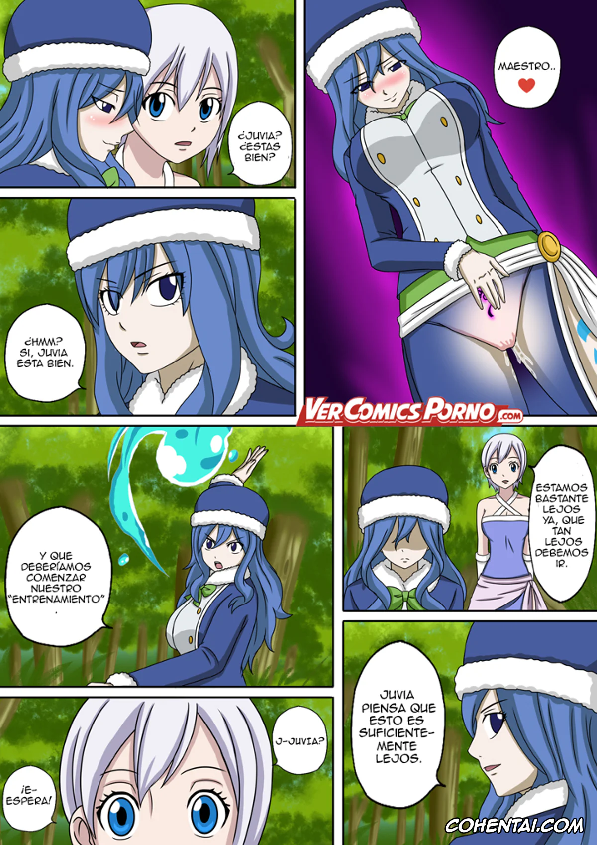 Fairy Tail xxx, Juvia Lockser xxx, Levy Mcgarden xxx, Lisanna Strauss xxx, Lucy Heartfilia xxx, Fairy Hunting 4 (Fairy Tail), pagina 10