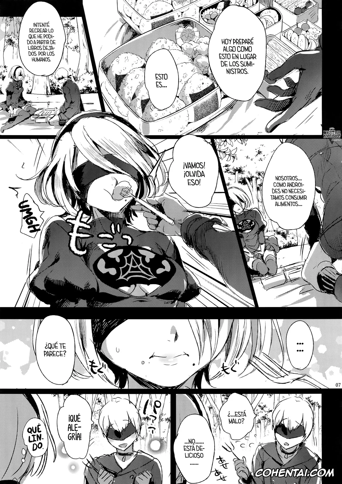 NieR:Automata hentai, Nier Automata hentai, 2B hentai, 9S hentai, Ningyou Yuugi (NieR:Automata), pagina 6