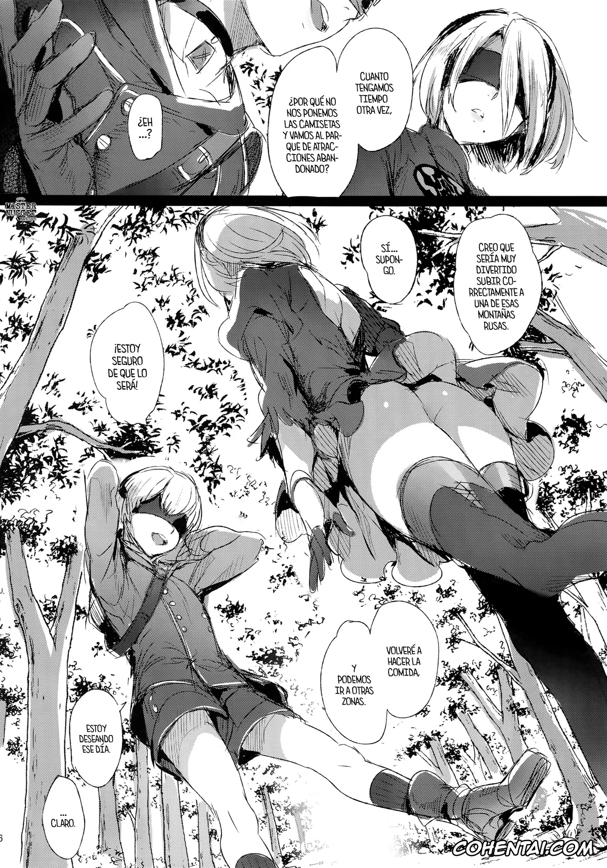 NieR:Automata hentai, Nier Automata hentai, 2B hentai, 9S hentai, Ningyou Yuugi (NieR:Automata), pagina 15