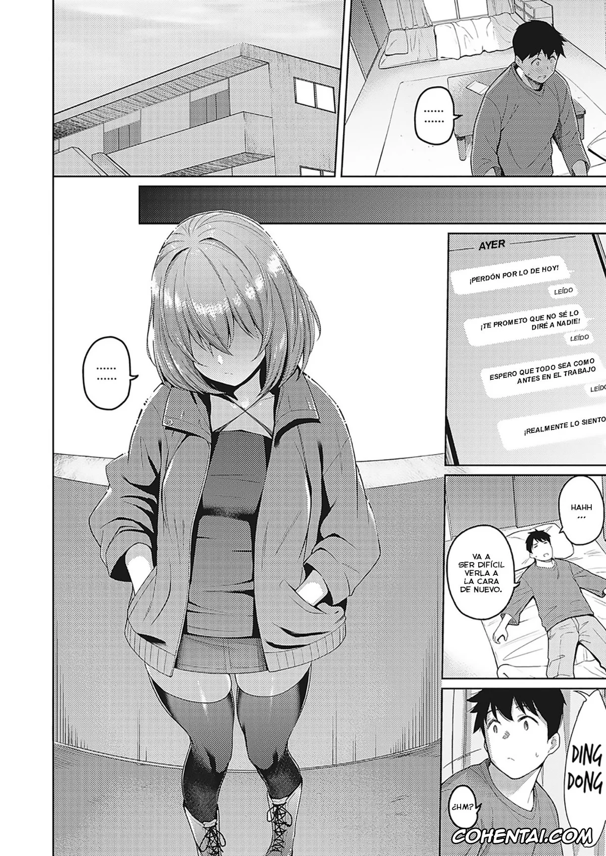 Revistas xxx, COMIC ExE xxx, Senpai no Kawaii Tokoro (COMIC ExE 28), pagina 10
