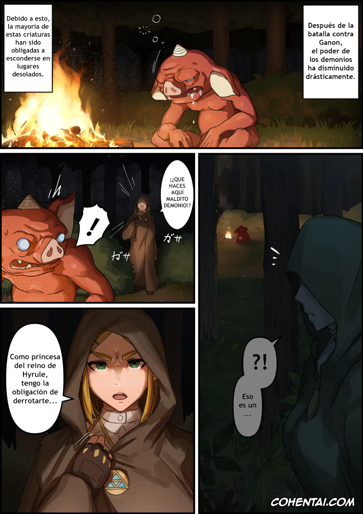 The Legend Of Zelda xxx, Bokoblin xxx, Princess Zelda xxx, Hyrule Ouke no Fukkou (The Legend of Zelda: Breath of the Wild), pagina 1