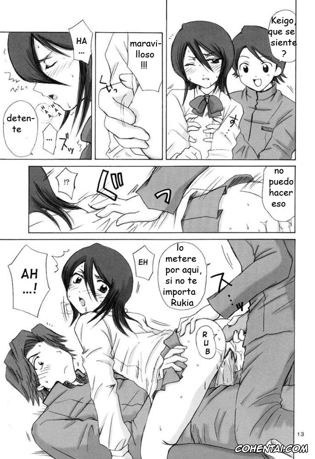 Bleach xxx, Keigo Asano xxx, Mizuiro Kojima xxx, Rukia Kuchiki xxx, Grateful Dead (Bleach), pagina 10