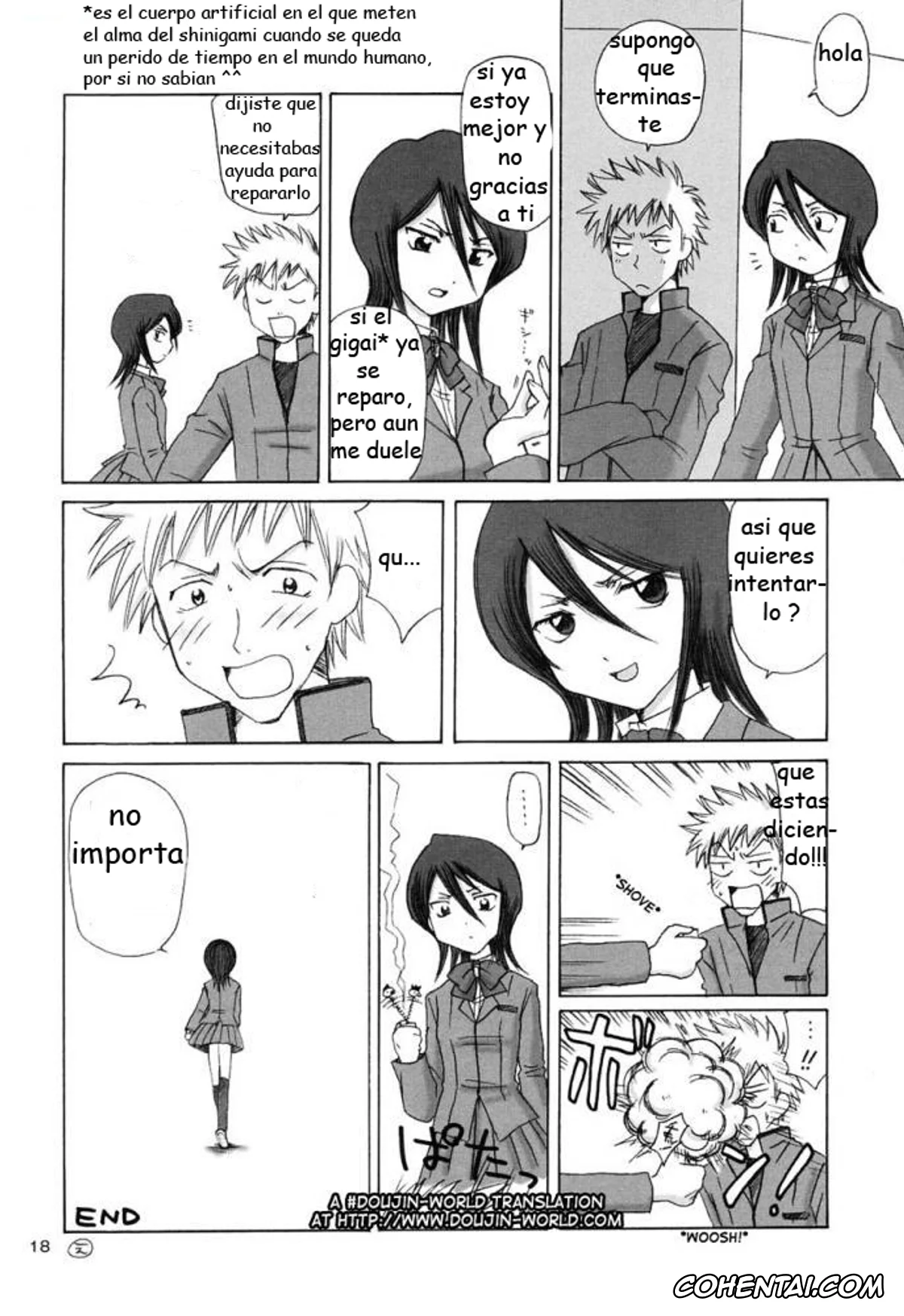 Bleach hentai, Keigo Asano hentai, Mizuiro Kojima hentai, Rukia Kuchiki hentai, Grateful Dead (Bleach), pagina 15