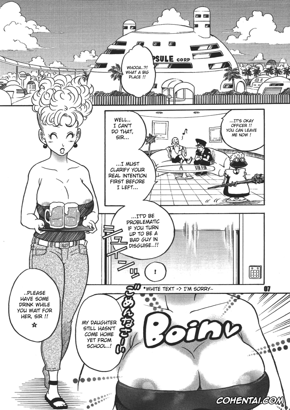 Dragon Ball xxx, Bulma Briefs xxx, Master Roshi xxx, Panchy Brief | Bikini xxx, Dangan Ball Maki no Ichi – Nishi no Miyako no Harenchi Jiken (Dragon Ball), pagina 7