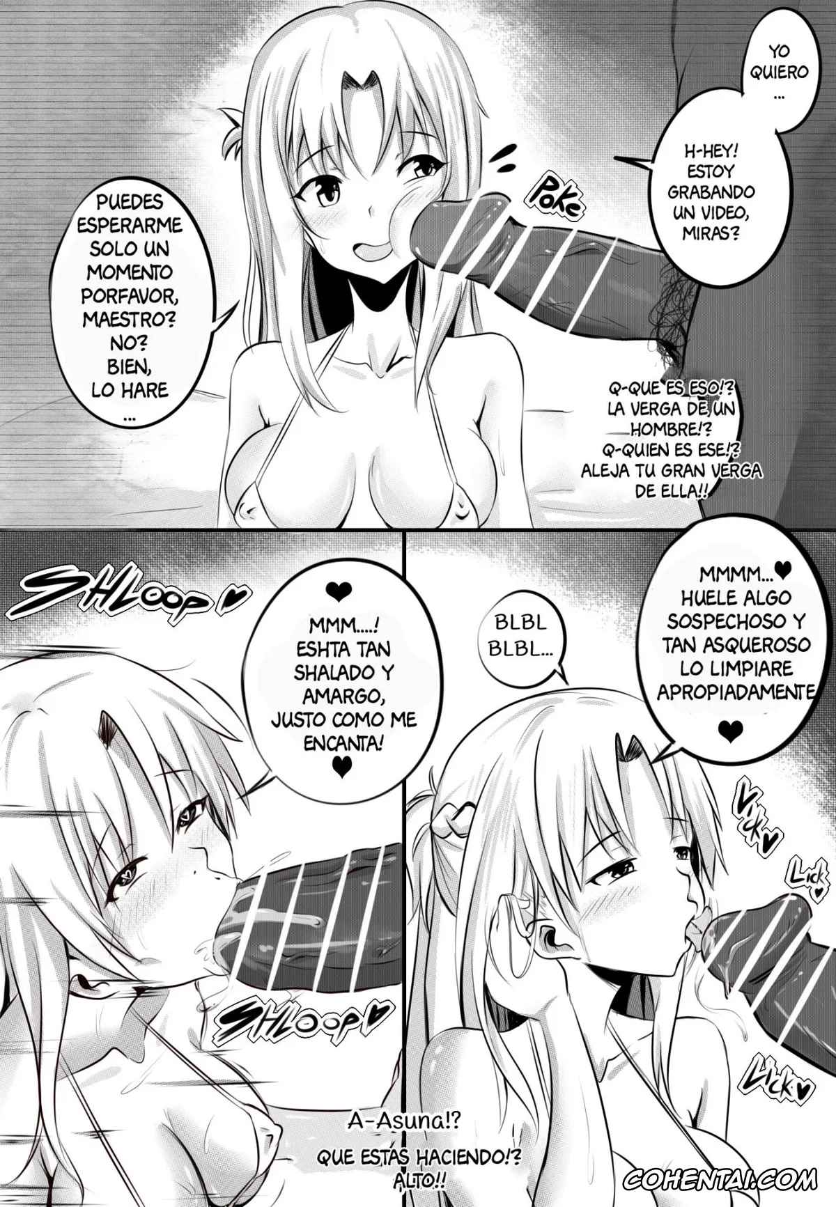 Sword Art Online hentai, Andrew Gilbert Mills hentai, Asuna Yuuki hentai, B-Trayal 3.5 (Sword Art Online), pagina 3