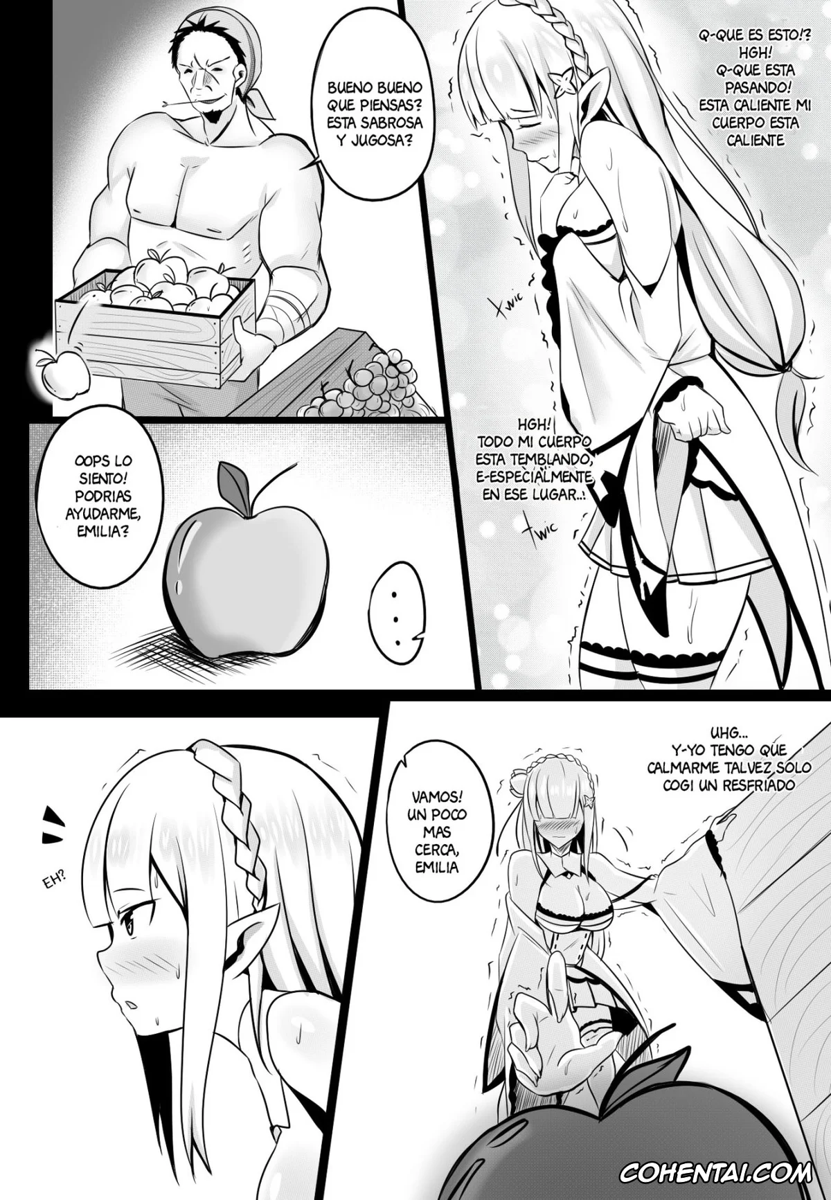 Re:Zero kara Hajimeru Isekai Seikatsu xxx, Emilia xxx, B-Trayal 14 (Re:Zero kara Hajimeru Isekai Seikatsu), pagina 4