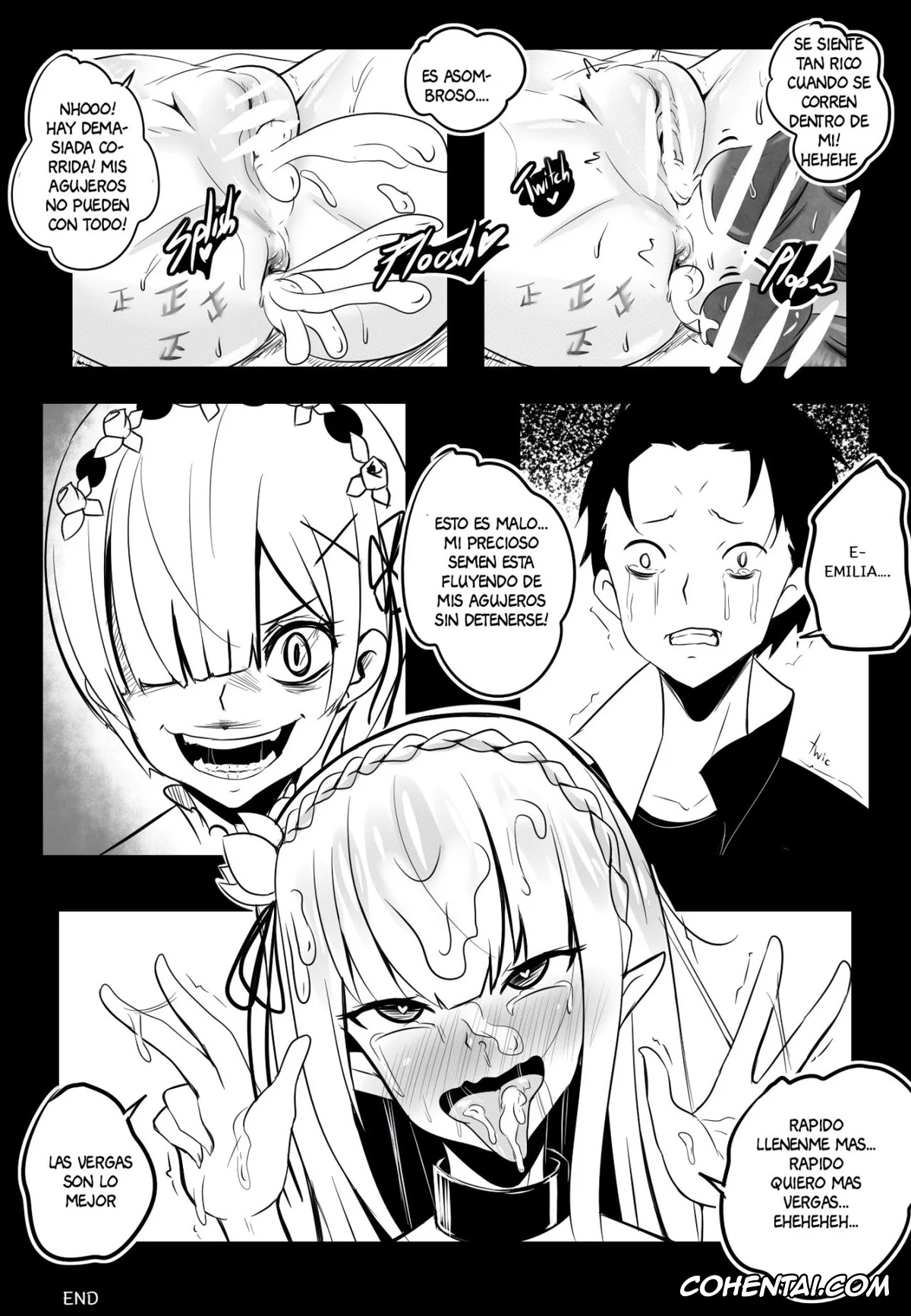 Re:Zero kara Hajimeru Isekai Seikatsu xxx, Emilia xxx, B-Trayal 14 (Re:Zero kara Hajimeru Isekai Seikatsu), pagina 19