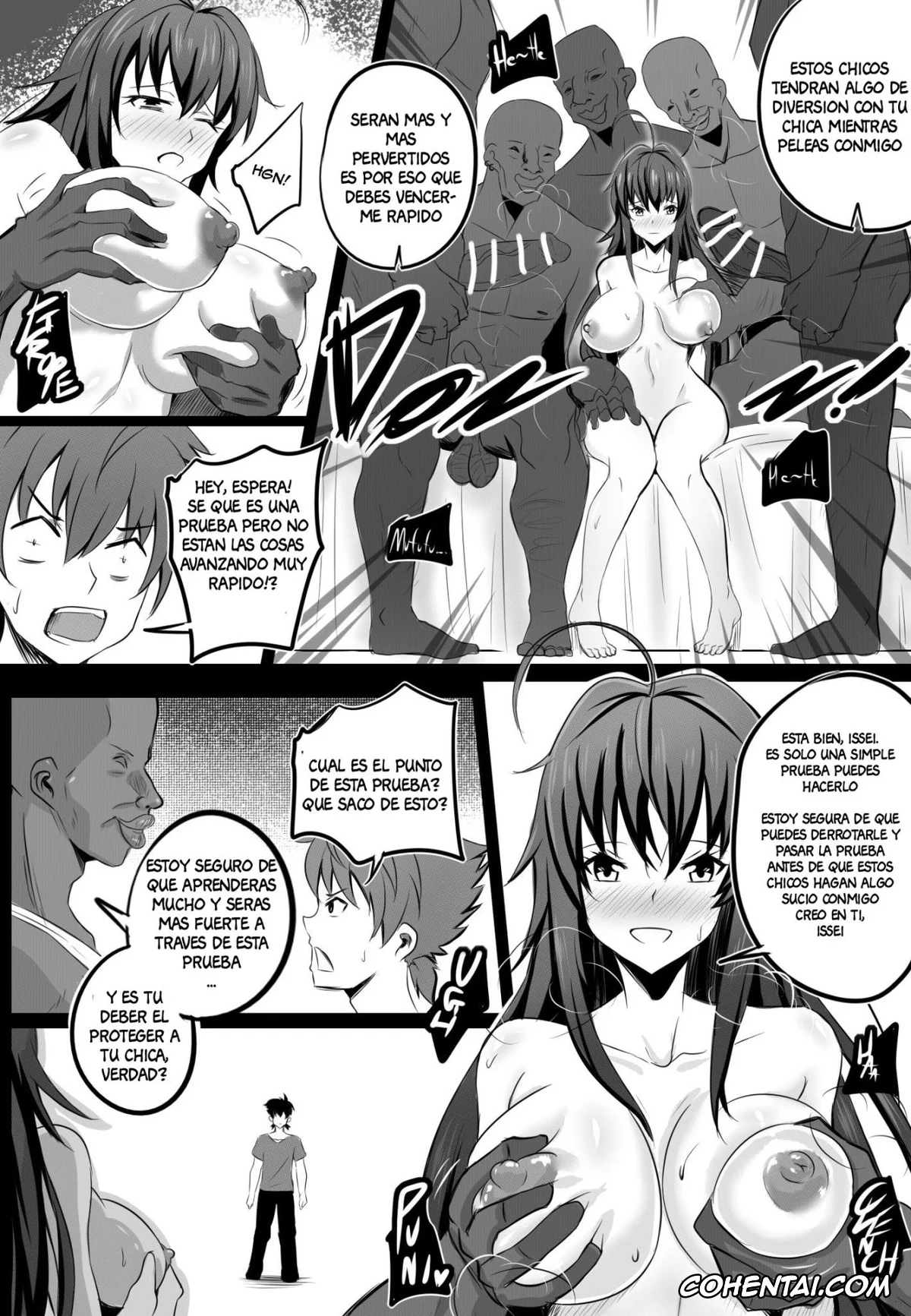 Highschool DxD hentai, Rias Gremory hentai, B-Trayal 13-2 (Highschool DxD), pagina 3
