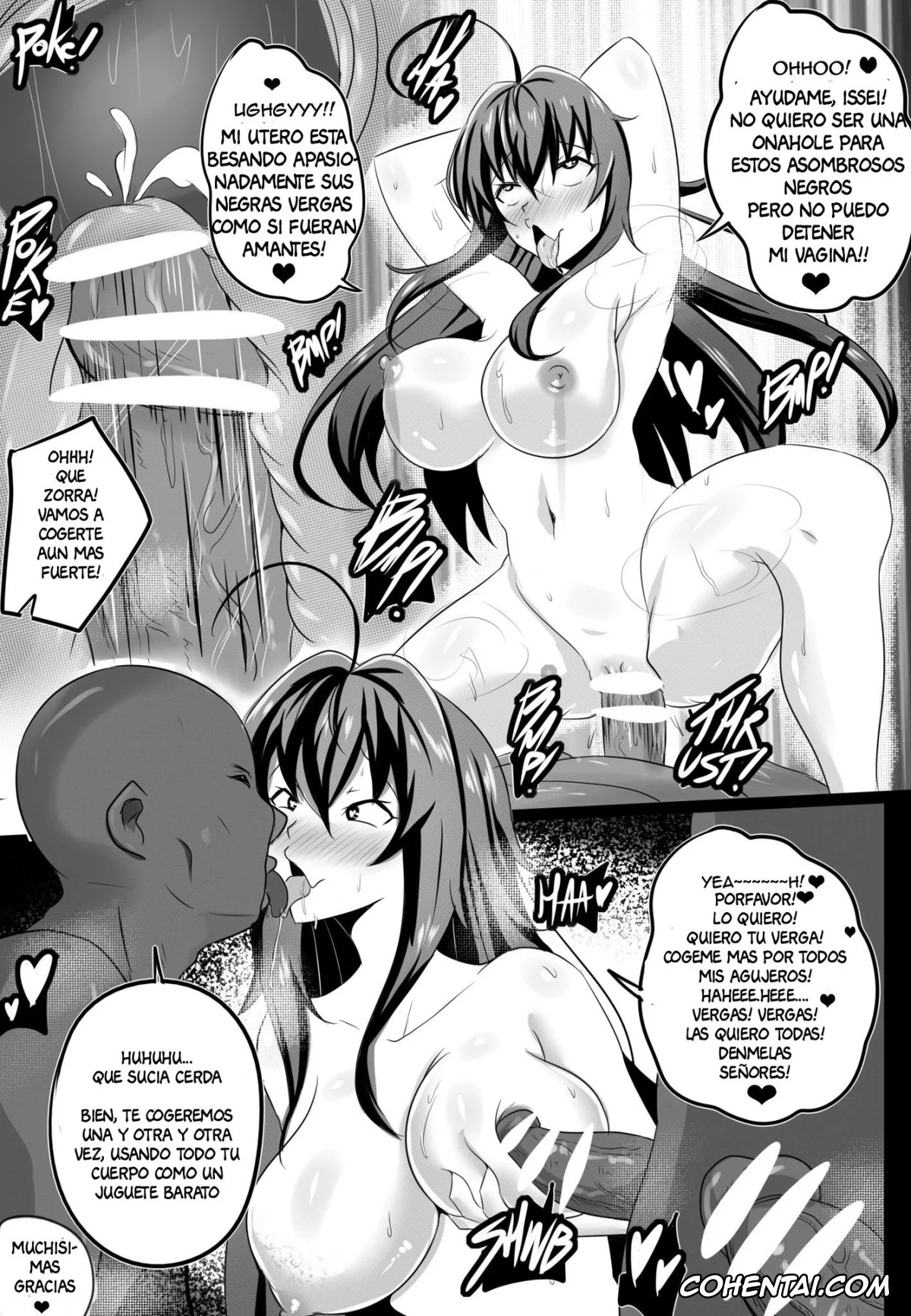 Highschool DxD xxx, Rias Gremory xxx, B-Trayal 13-2 (Highschool DxD), pagina 10