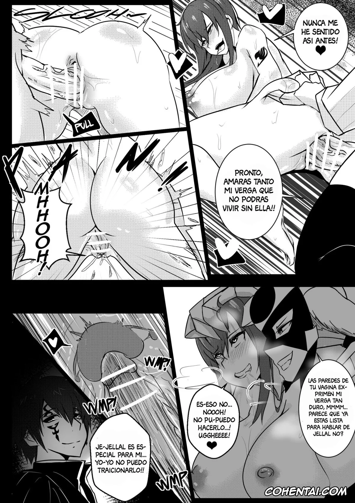 Fairy Tail hentai, Erza Scarlet hentai, Jellal Fernandes hentai, Kyouka hentai, B-Trayal 24 (Fairy Tail), pagina 9