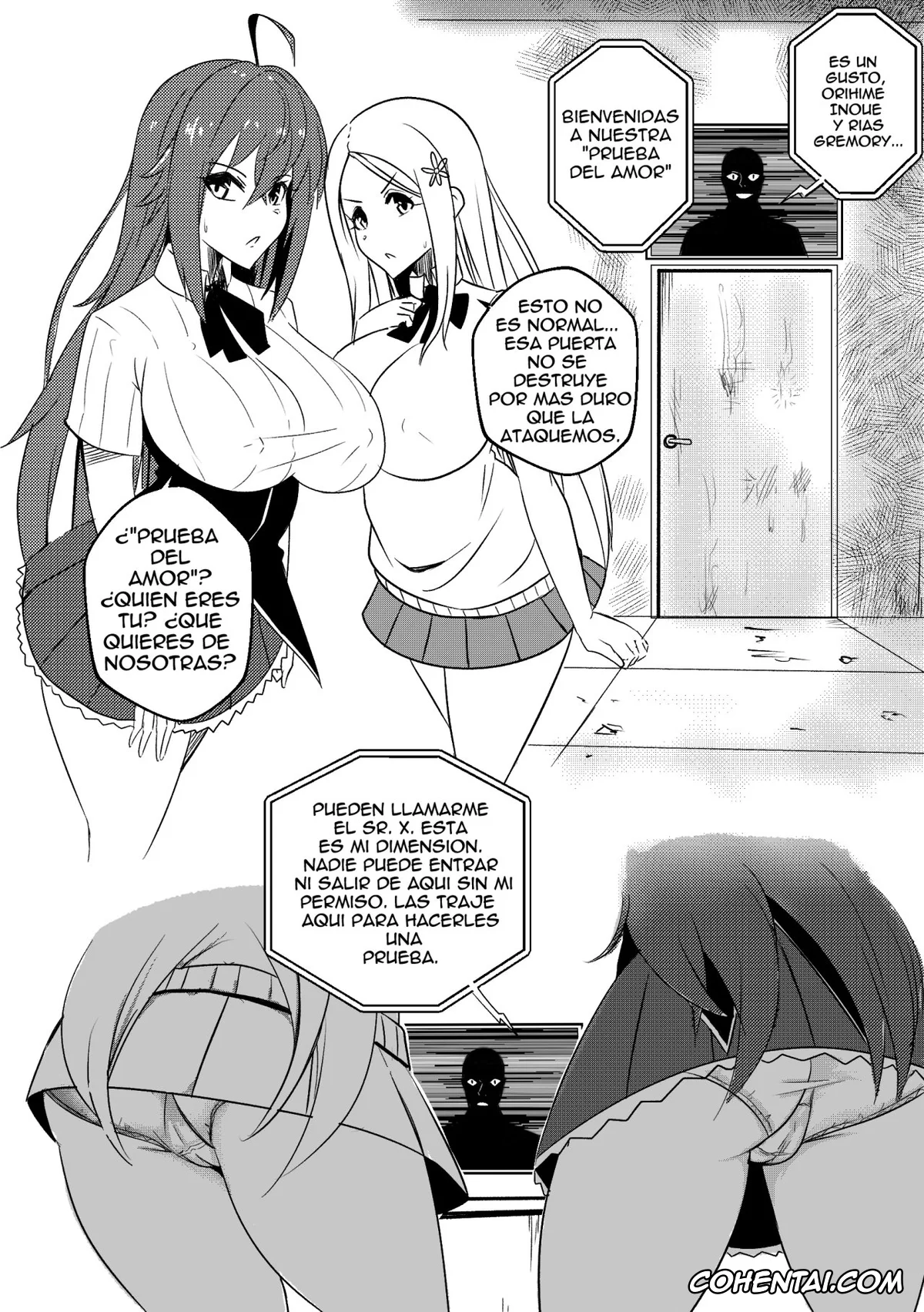 Bleach xxx, Highschool DxD xxx, Orihime Inoue xxx, Rias Gremory xxx, B-Trayal 35 (Highschool DxD, Bleach), pagina 4