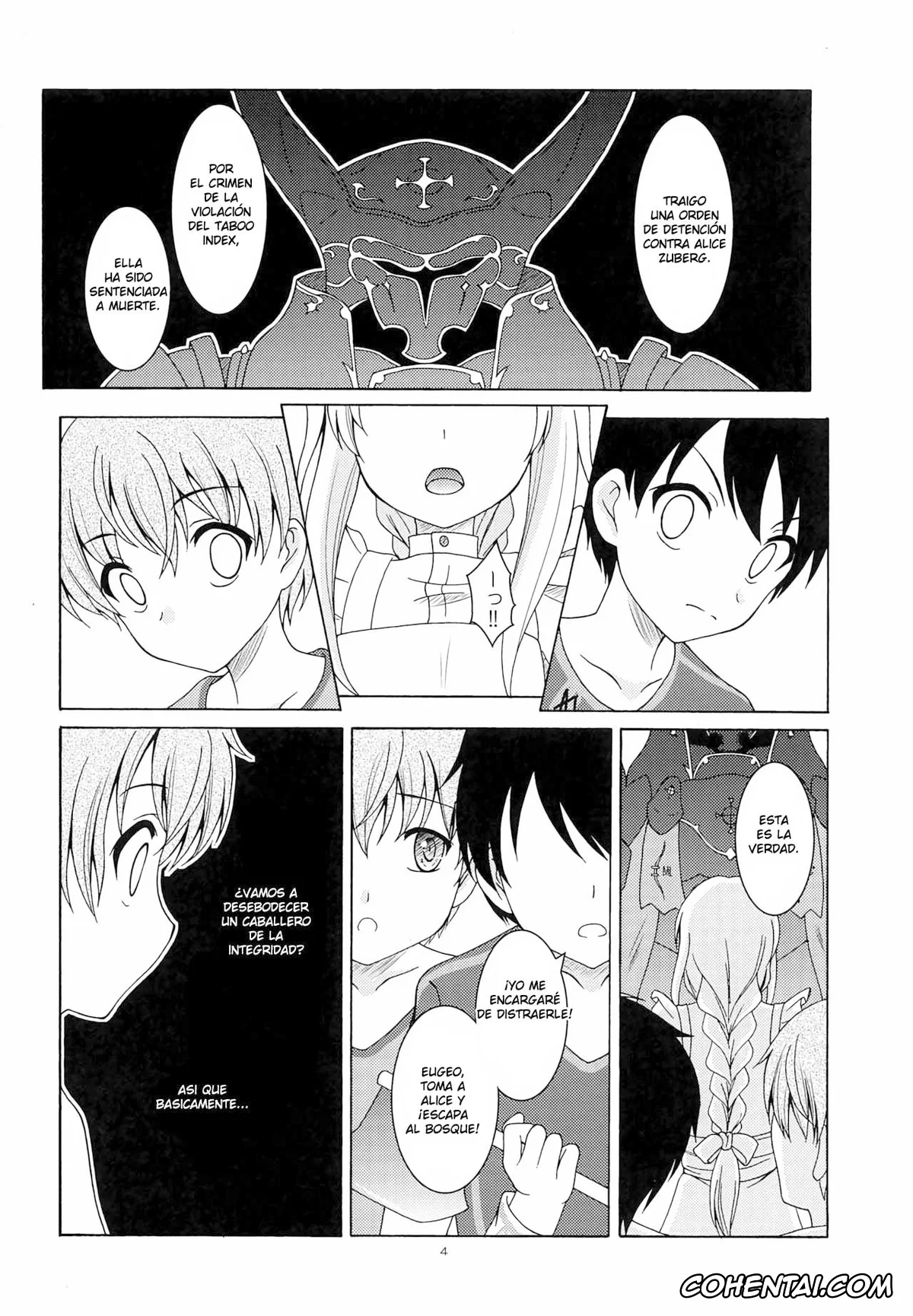 Sword Art Online hentai, Alice Zuberg hentai, Eugeo hentai, Kazuto Kirigaya | Kirito hentai, Alice no Yume (Sword Art Online), pagina 3