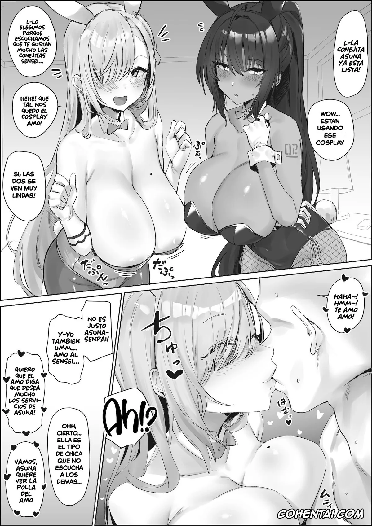 Blue Archive xxx, Asuna Ichinose xxx, Karin Kakudate xxx, Asuna to Karin ni Shiboritoraretai… (Blue Archive), pagina 1
