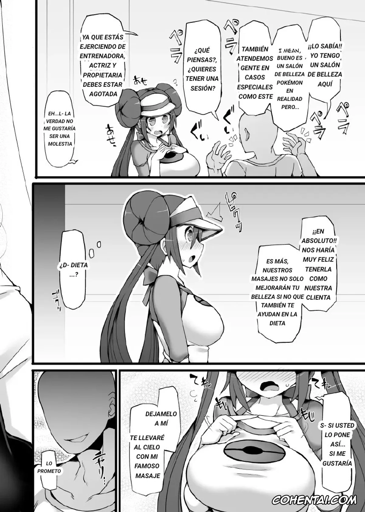 Pokemon | Pocket Monsters hentai, Rosa hentai, Pokemon Trainer Mei Kyousei Saiin Massage ~Seikan Kaihatsu Dosukebe Massage Acme~ (Pokémon), pagina 3