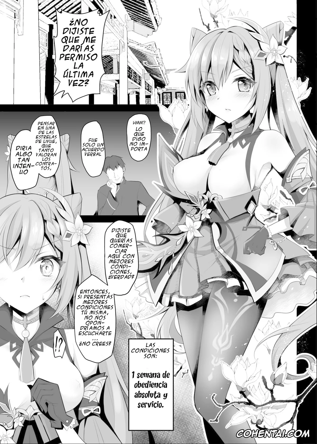 Genshin Impact xxx, Keqing xxx, Kokusei no Seishori Dorei Keiyaku ~Keiyaku dakaratte Konna no Kiite nai wa yo!~ (Genshin Impact), pagina 4