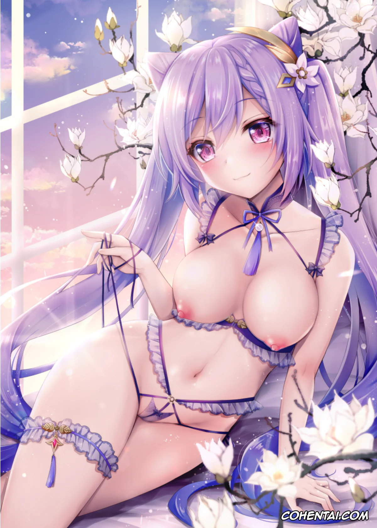 Genshin Impact porno, Keqing porno, Kokusei no Seishori Dorei Keiyaku ~Keiyaku dakaratte Konna no Kiite nai wa yo!~ (Genshin Impact), pagina 23