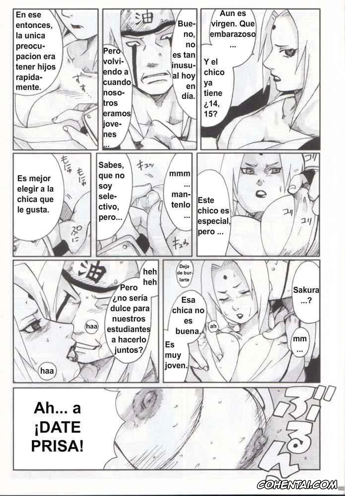NARUTO xxx, Naruto Uzumaki xxx, Sakura Haruno xxx, Shizune xxx, Tsunade xxx, Nisemono (Naruto), pagina 4