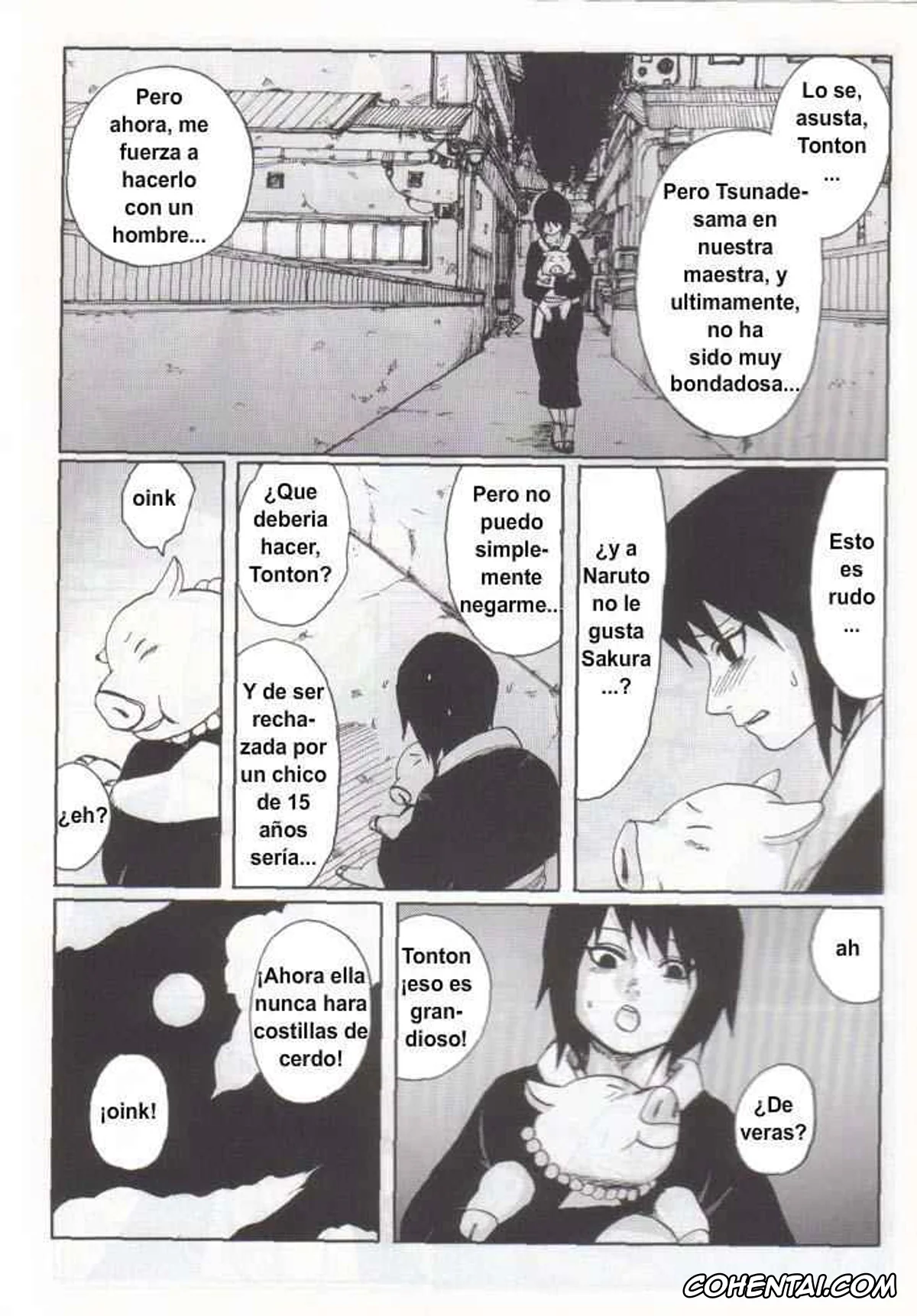 NARUTO xxx, Naruto Uzumaki xxx, Sakura Haruno xxx, Shizune xxx, Tsunade xxx, Nisemono (Naruto), pagina 7