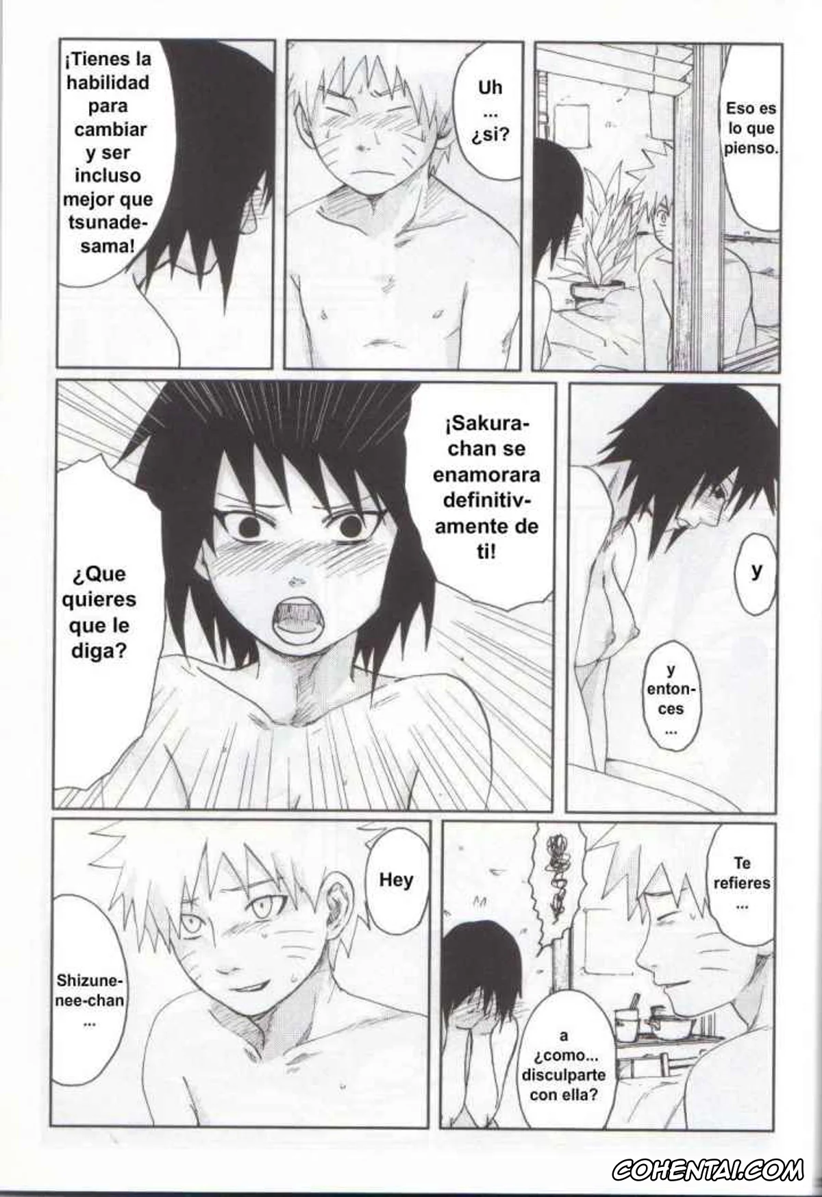 NARUTO xxx, Naruto Uzumaki xxx, Sakura Haruno xxx, Shizune xxx, Tsunade xxx, Nisemono (Naruto), pagina 28