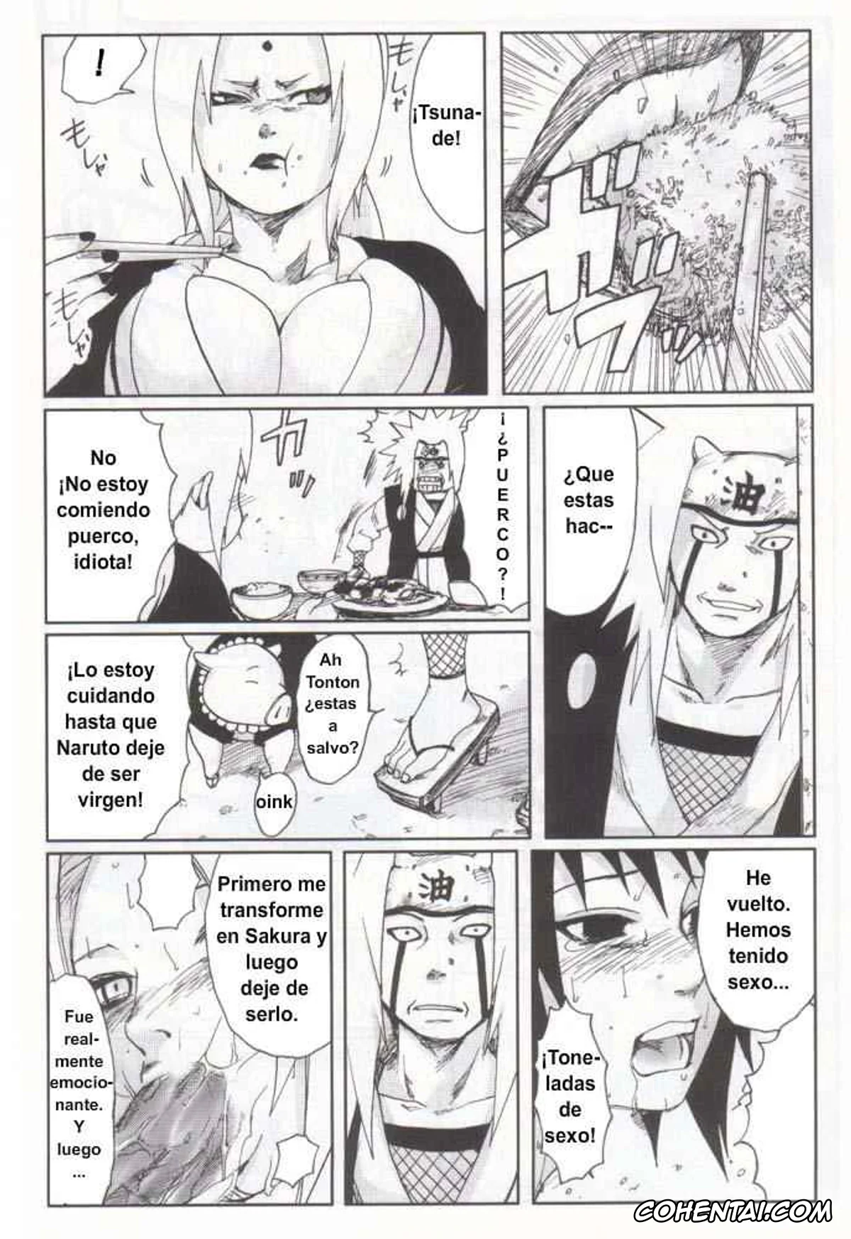 NARUTO xxx, Naruto Uzumaki xxx, Sakura Haruno xxx, Shizune xxx, Tsunade xxx, Nisemono (Naruto), pagina 37