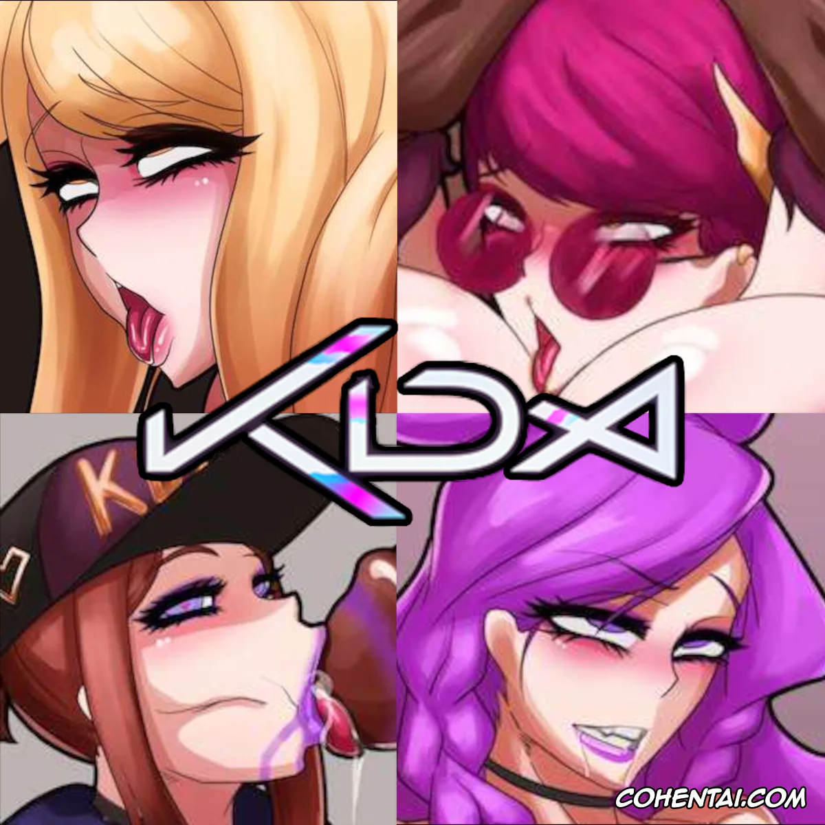 League of Legends xxx, Ahri xxx, Akali xxx, Evelynn xxx, Kaisa xxx, K/DA (League of Legends), pagina 1