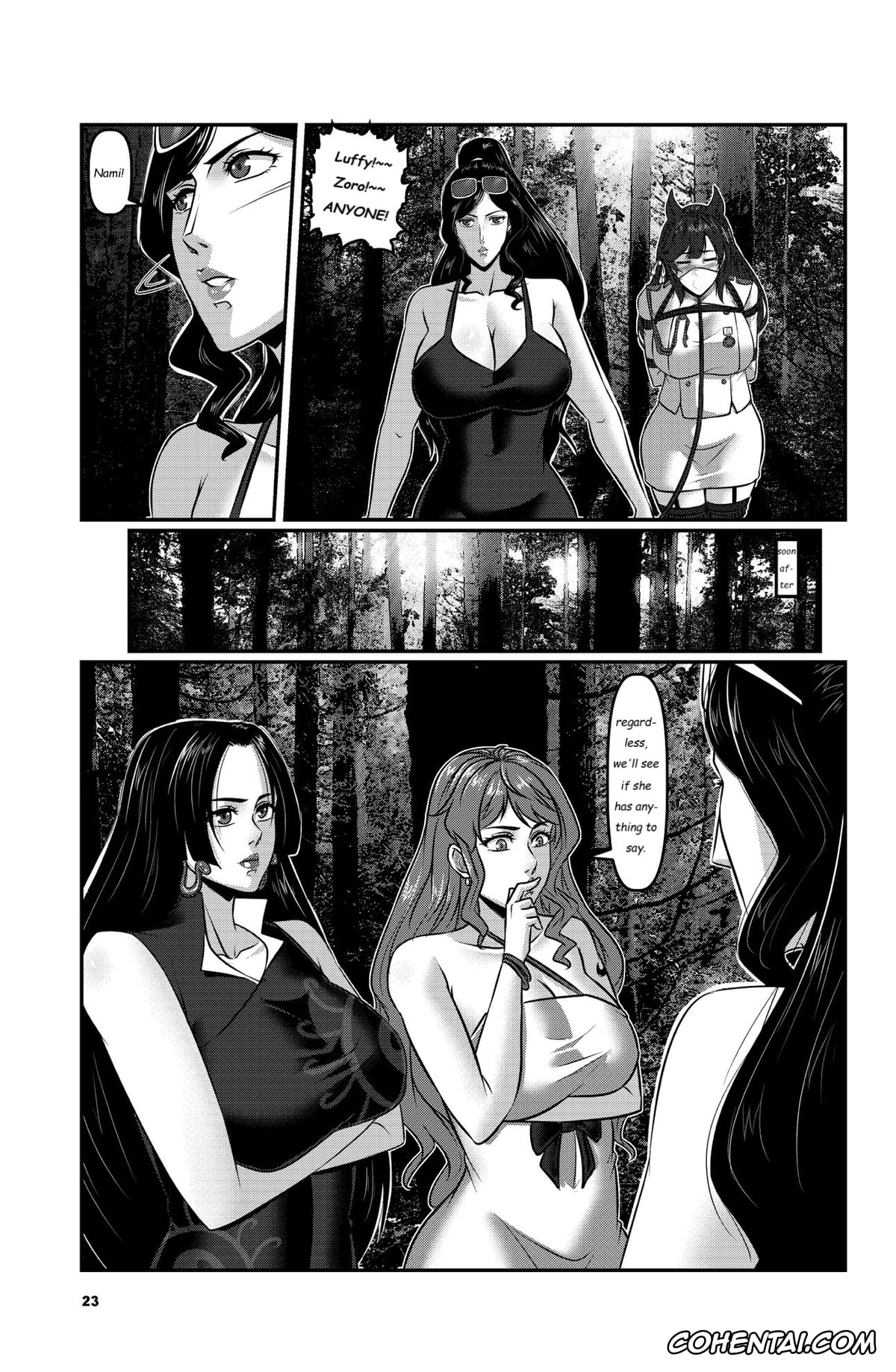 Resident Evil | Biohazard xxx, Dragon Ball xxx, Azur Lane xxx, One Piece xxx, NARUTO xxx, Ada Wong xxx, Android 18 xxx, Boa Hancock xxx, Jill Valentine xxx, Konan xxx, Nami xxx, Nico Robin xxx, Takao xxx, Tsunade xxx, Ring of Temporal-Space 003 (Azur Lane, Dragon Ball, NARUTO, One Piece, Resident Evil), pagina 25