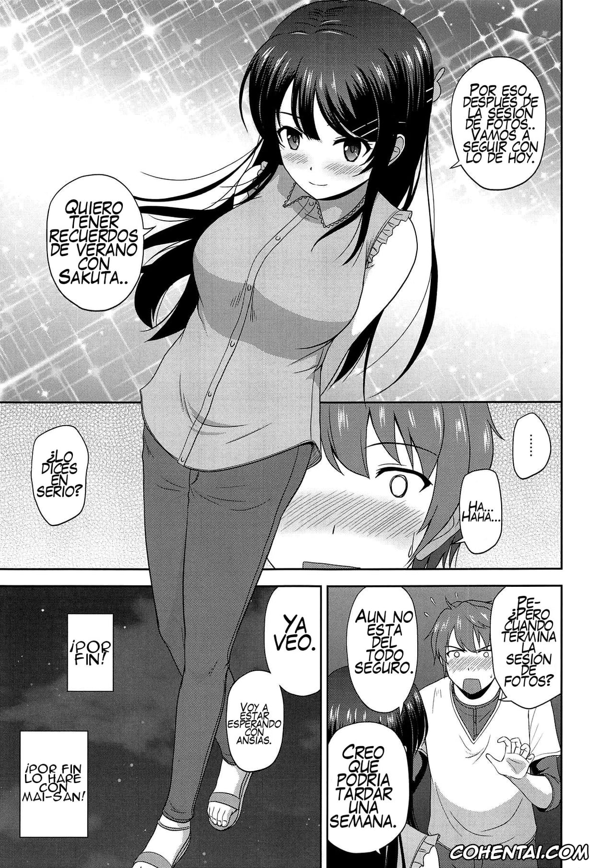 Seishun Buta Yarou Wa Bunny Girl Senpai No Yume O Minai xxx, Mai Sakurajima xxx, Sakuta Azusagawa xxx, Seishun Black Time Killer (Seishun Buta Yarou wa Bunny Girl Senpai no Yume o Minai), pagina 4