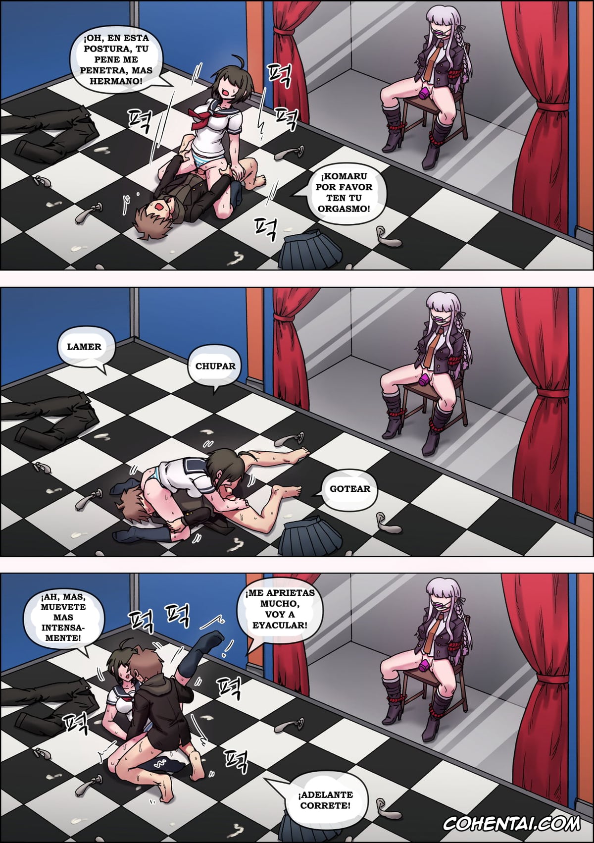 Danganronpa xxx, Komaru Naegi xxx, Kyouko Kirigiri xxx, Makoto Naegi xxx, Ultimate Incest (Danganronpa), pagina 16