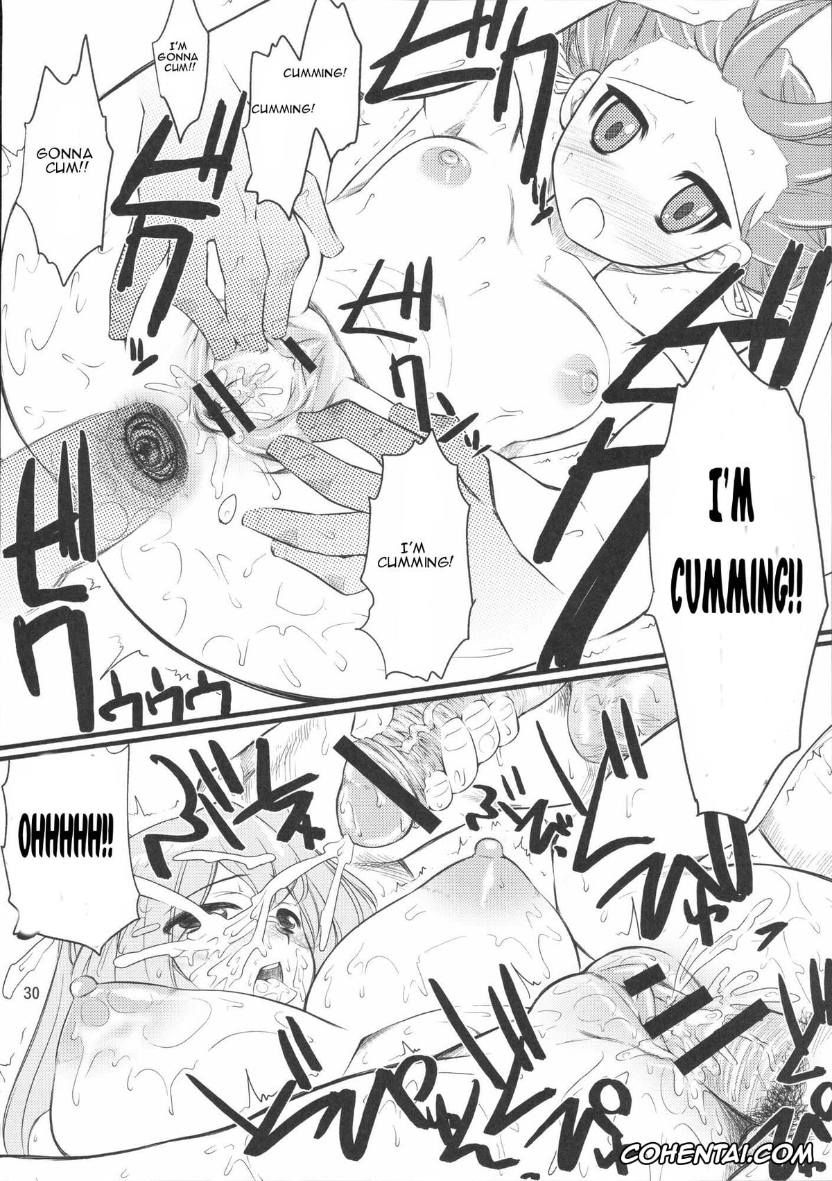 Lucky Star porno, Kagami Hiiragi porno, Miyuki Takara porno, Natsu in Summer (Lucky Star), pagina 29