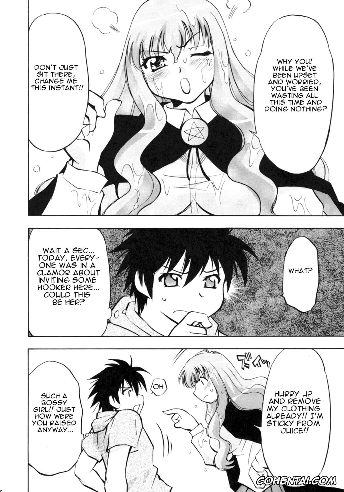 Zero No Tsukaima | The Familiar Of Zero xxx, Louise Francoise Le Blanc de La Valliere xxx, Montmorency Margarita La Fere De Montmorency xxx, Saito Hiraga xxx, Siesta xxx, Zero no Sannin (Zero no Tsukaima), pagina 34