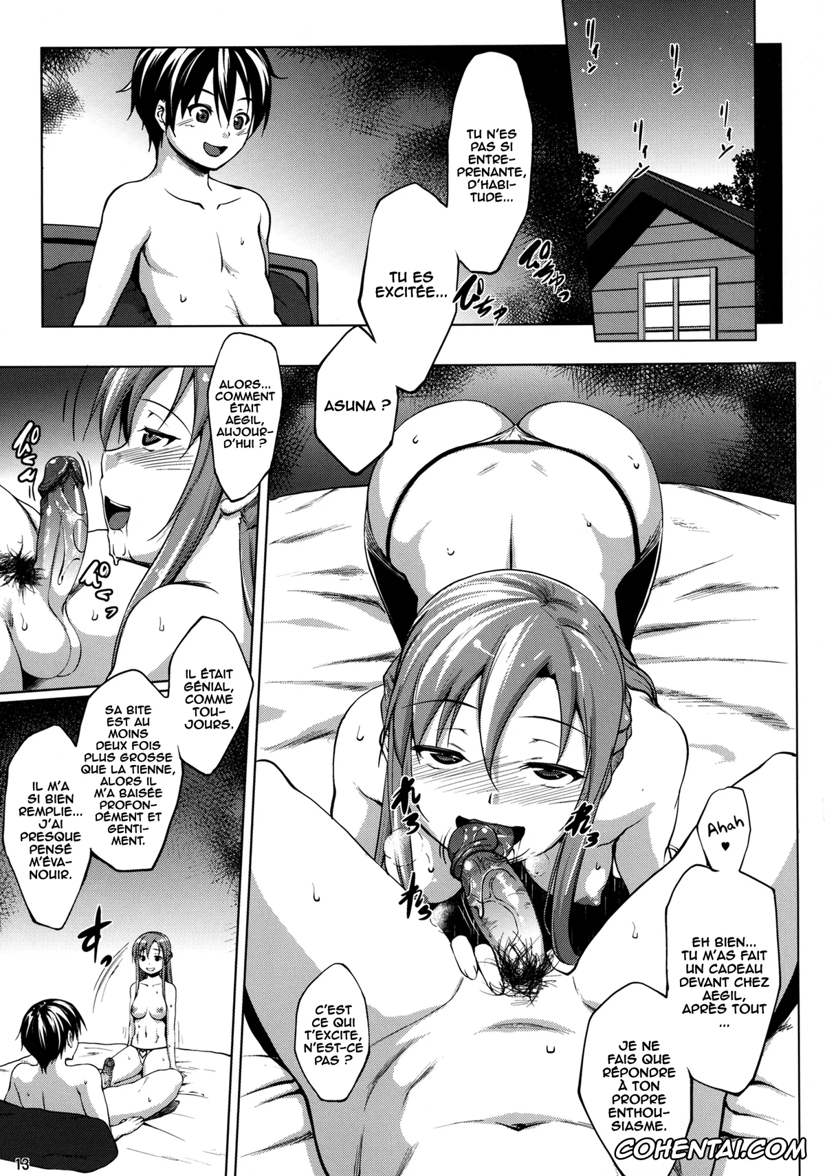 Sword Art Online hentai, Andrew Gilbert Mills hentai, Asuna Yuuki hentai, Kazuto Kirigaya | Kirito hentai, Ai no Katachi (Sword Art Online), pagina 12
