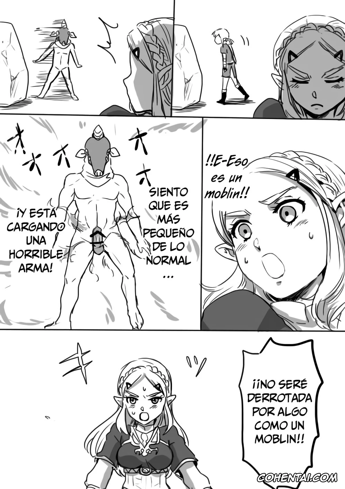 The Legend Of Zelda xxx, Link xxx, Princess Zelda xxx, Link to Zelda no Shoshinsha ni Yasashii Sex Nyuumon (The Legend of Zelda: Breath of the Wild), pagina 4