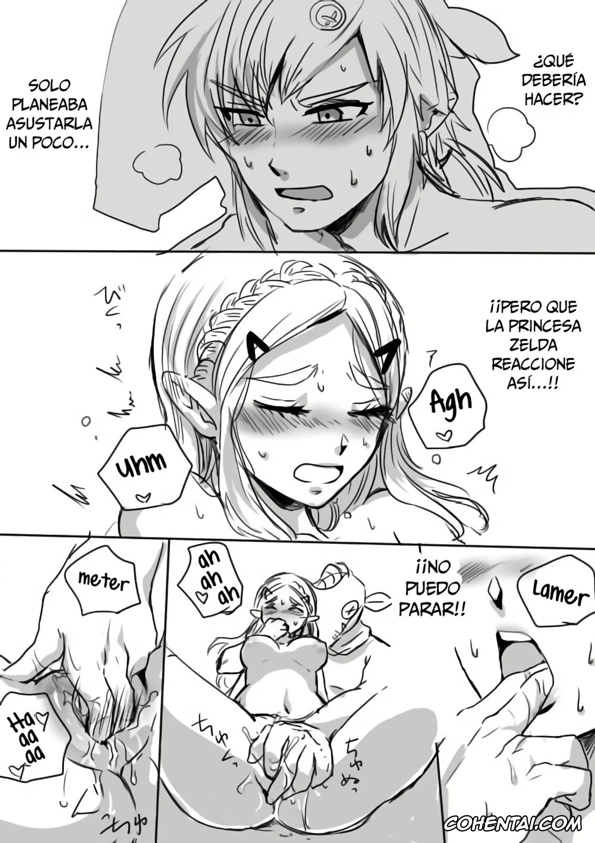The Legend Of Zelda xxx, Link xxx, Princess Zelda xxx, Link to Zelda no Shoshinsha ni Yasashii Sex Nyuumon (The Legend of Zelda: Breath of the Wild), pagina 7