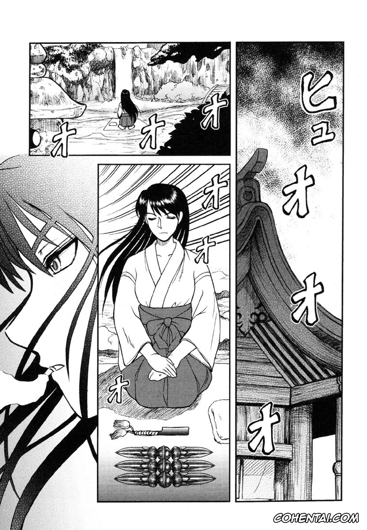 Manga porno, Tankoubon porno, Miko to Yajuu – Death Panda, pagina 26