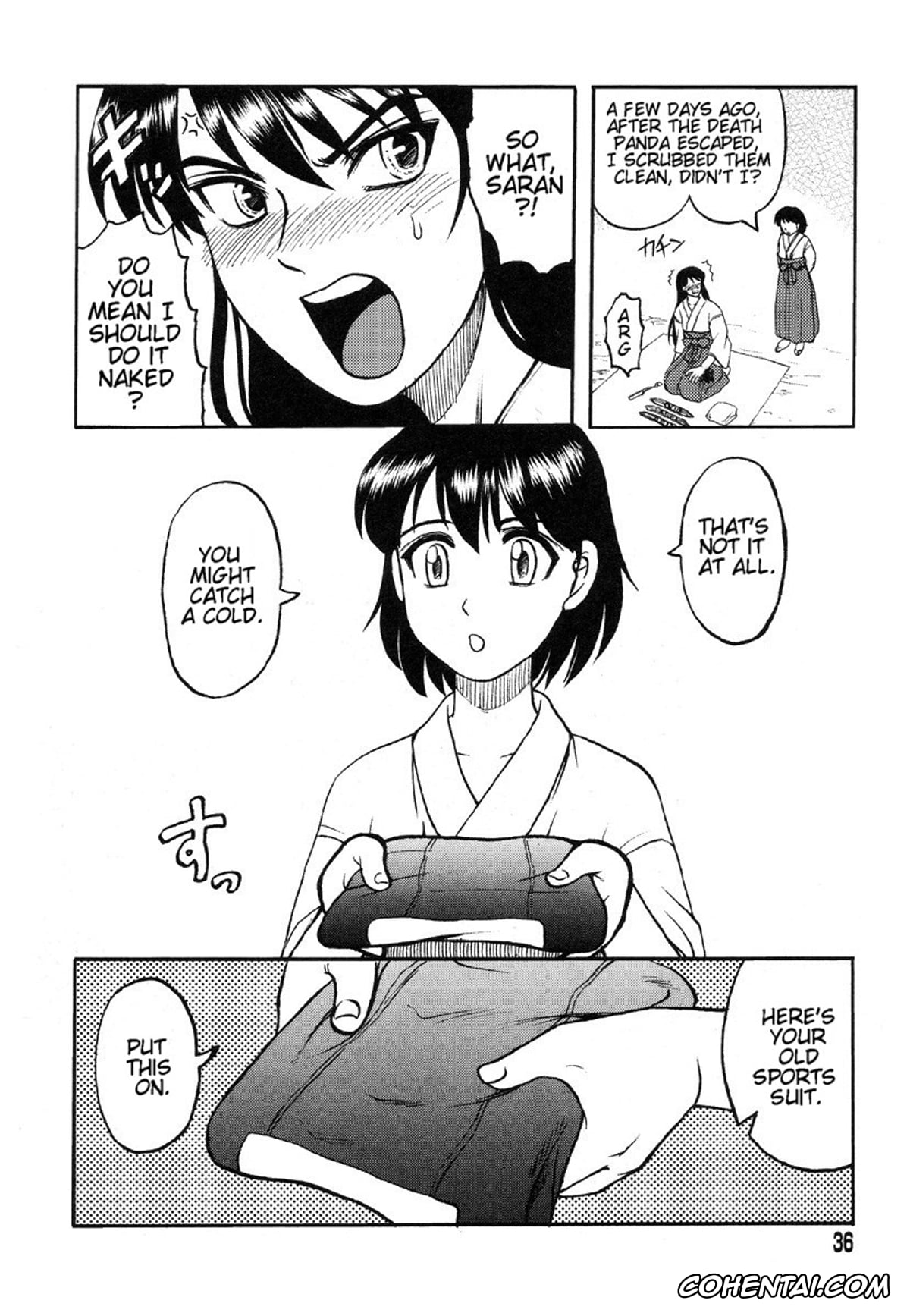 Manga porno, Tankoubon porno, Miko to Yajuu – Death Panda, pagina 29