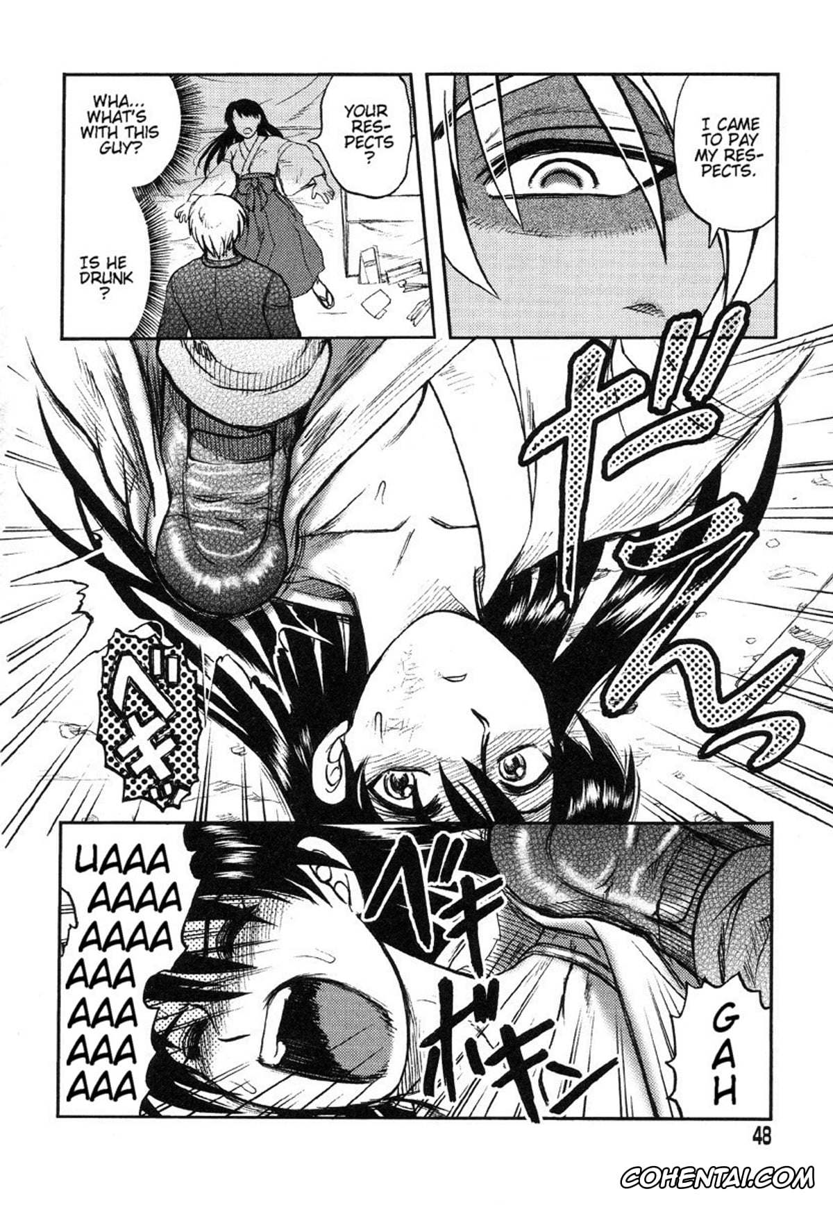 Manga porno, Tankoubon porno, Miko to Yajuu – Death Panda, pagina 41