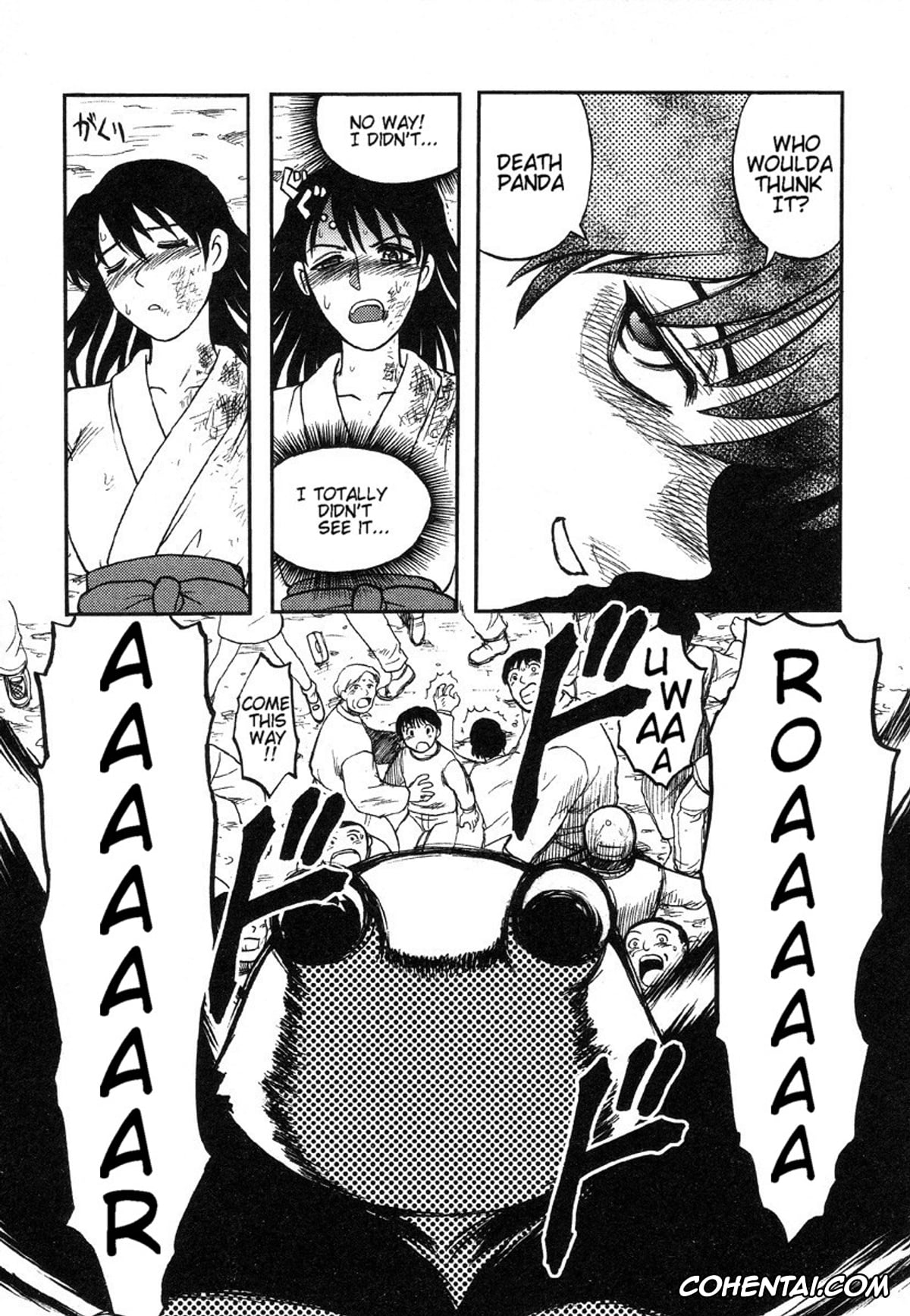Manga xxx, Tankoubon xxx, Miko to Yajuu – Death Panda, pagina 46