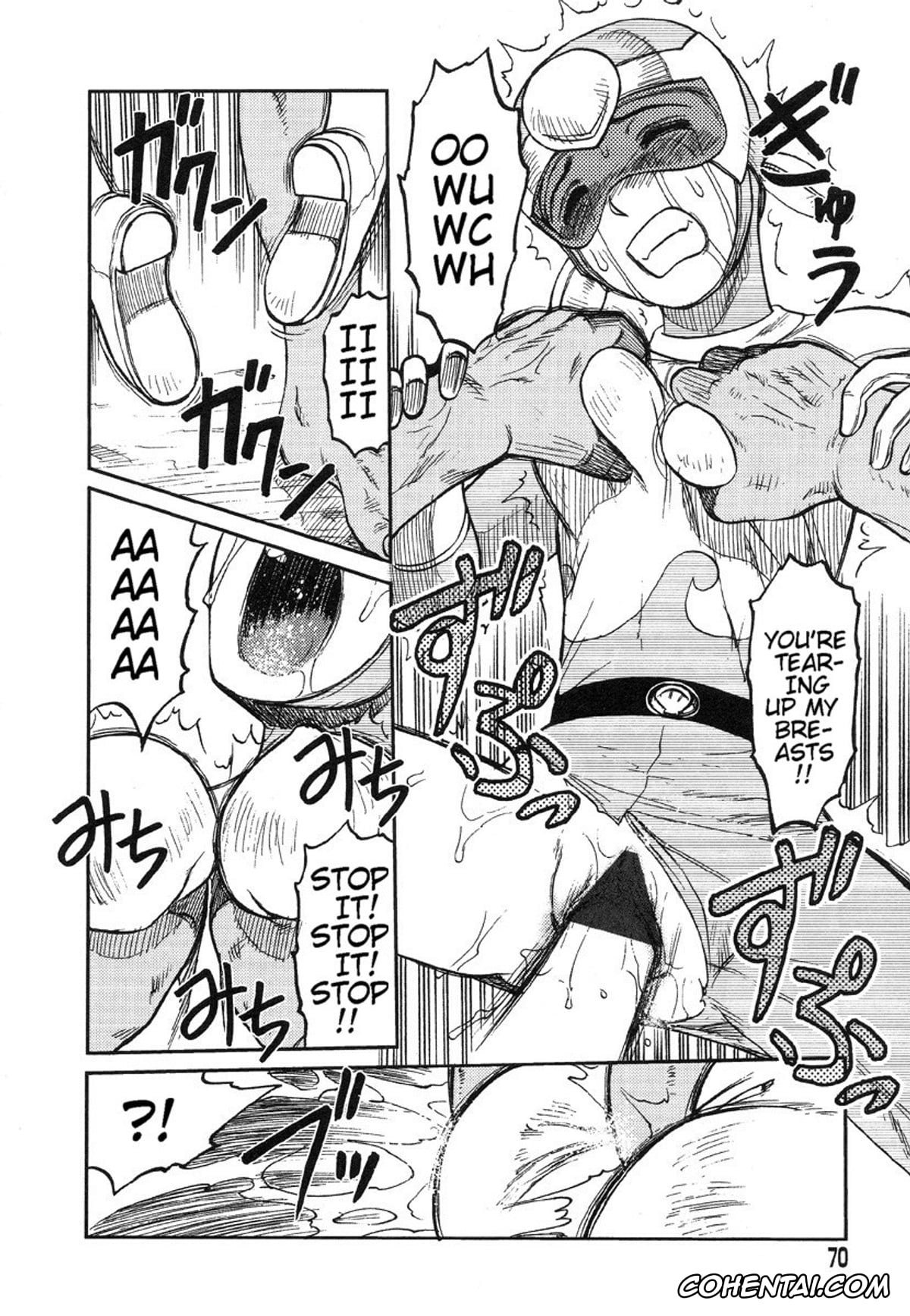 Manga porno, Tankoubon porno, Miko to Yajuu – Death Panda, pagina 62