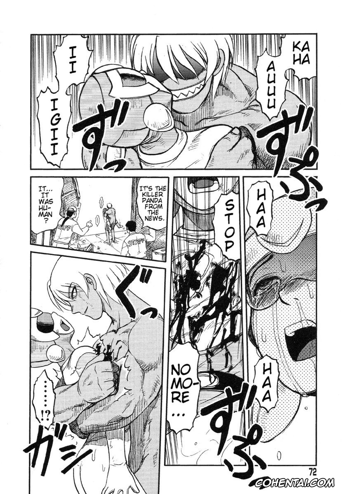 Manga xxx, Tankoubon xxx, Miko to Yajuu – Death Panda, pagina 64