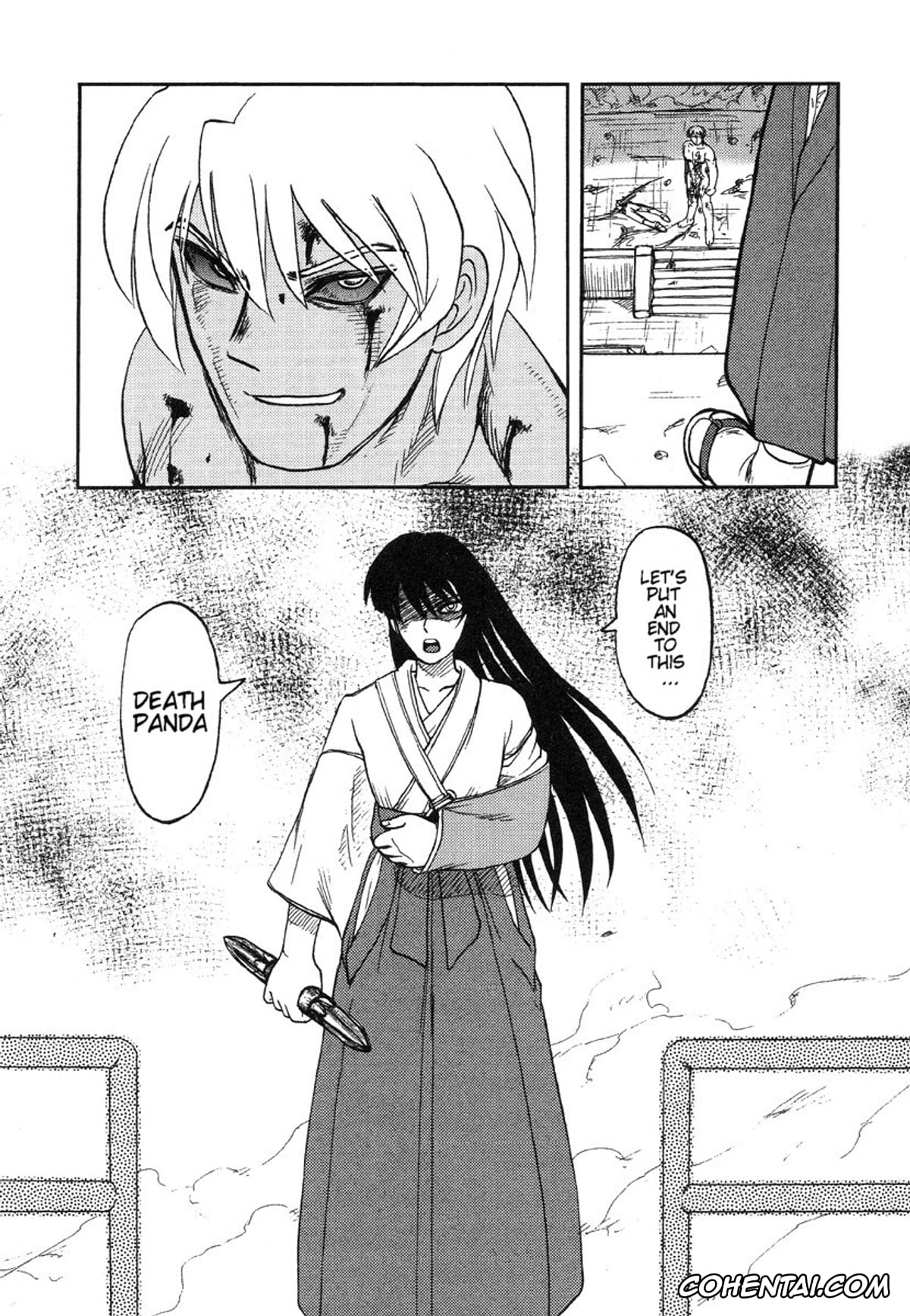 Manga porno, Tankoubon porno, Miko to Yajuu – Death Panda, pagina 68