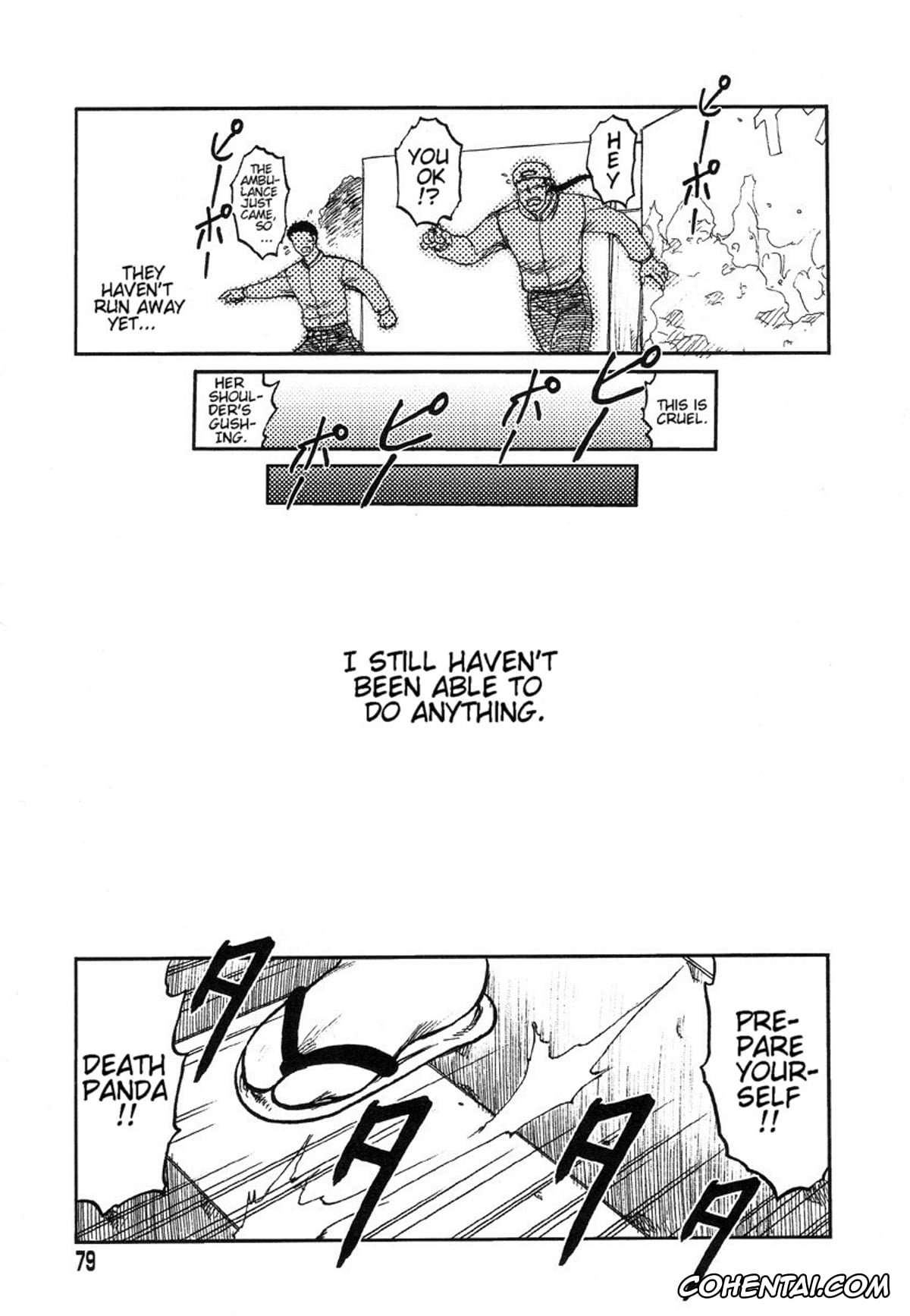 Manga porno, Tankoubon porno, Miko to Yajuu – Death Panda, pagina 71