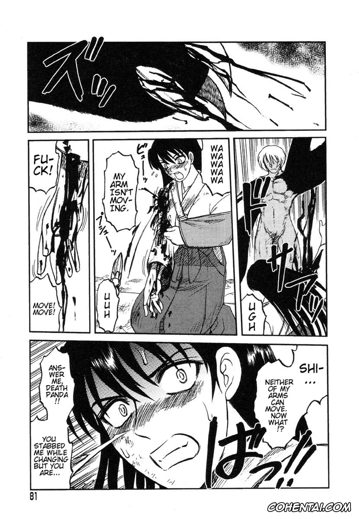 Manga xxx, Tankoubon xxx, Miko to Yajuu – Death Panda, pagina 73