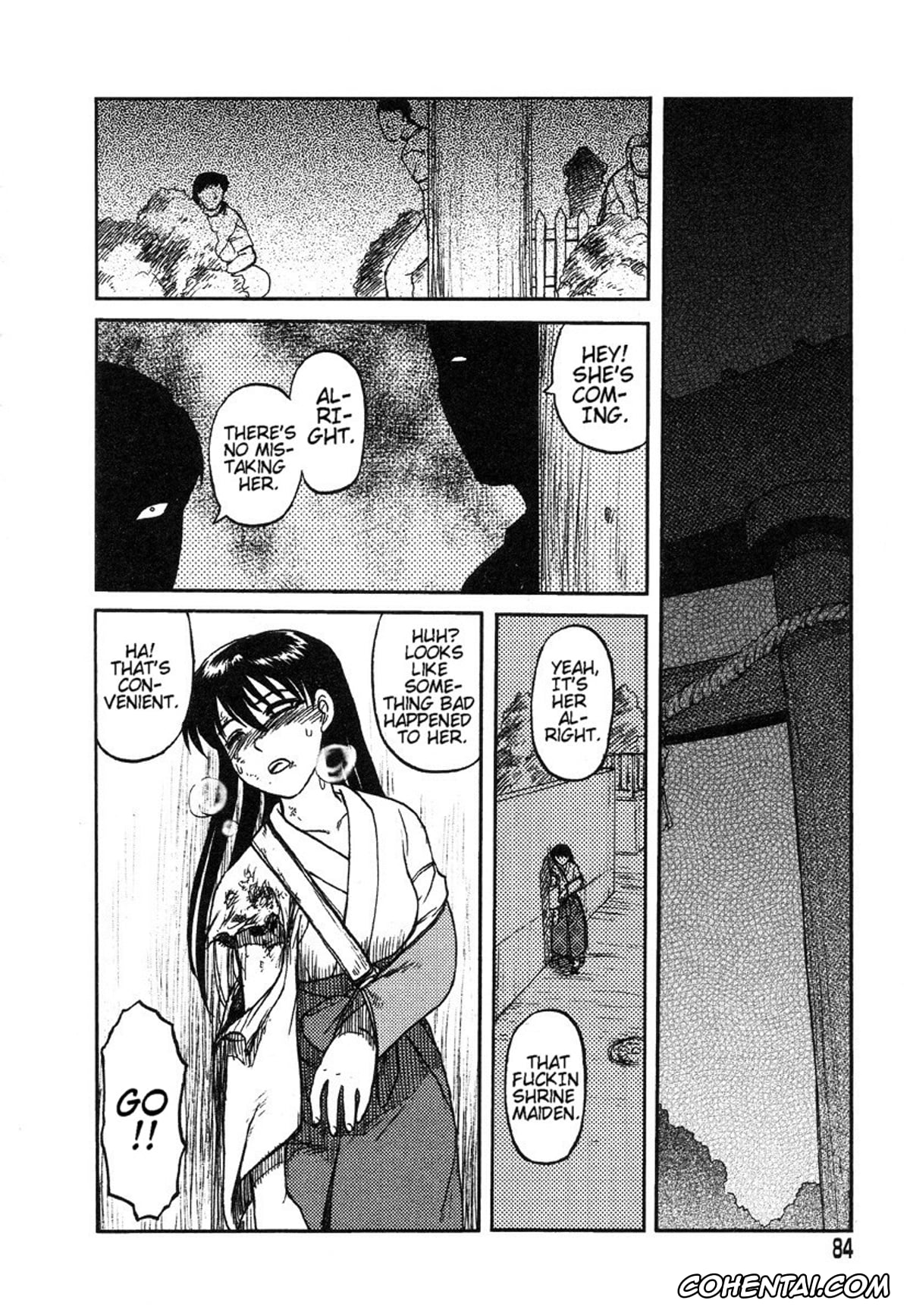 Manga xxx, Tankoubon xxx, Miko to Yajuu – Death Panda, pagina 76