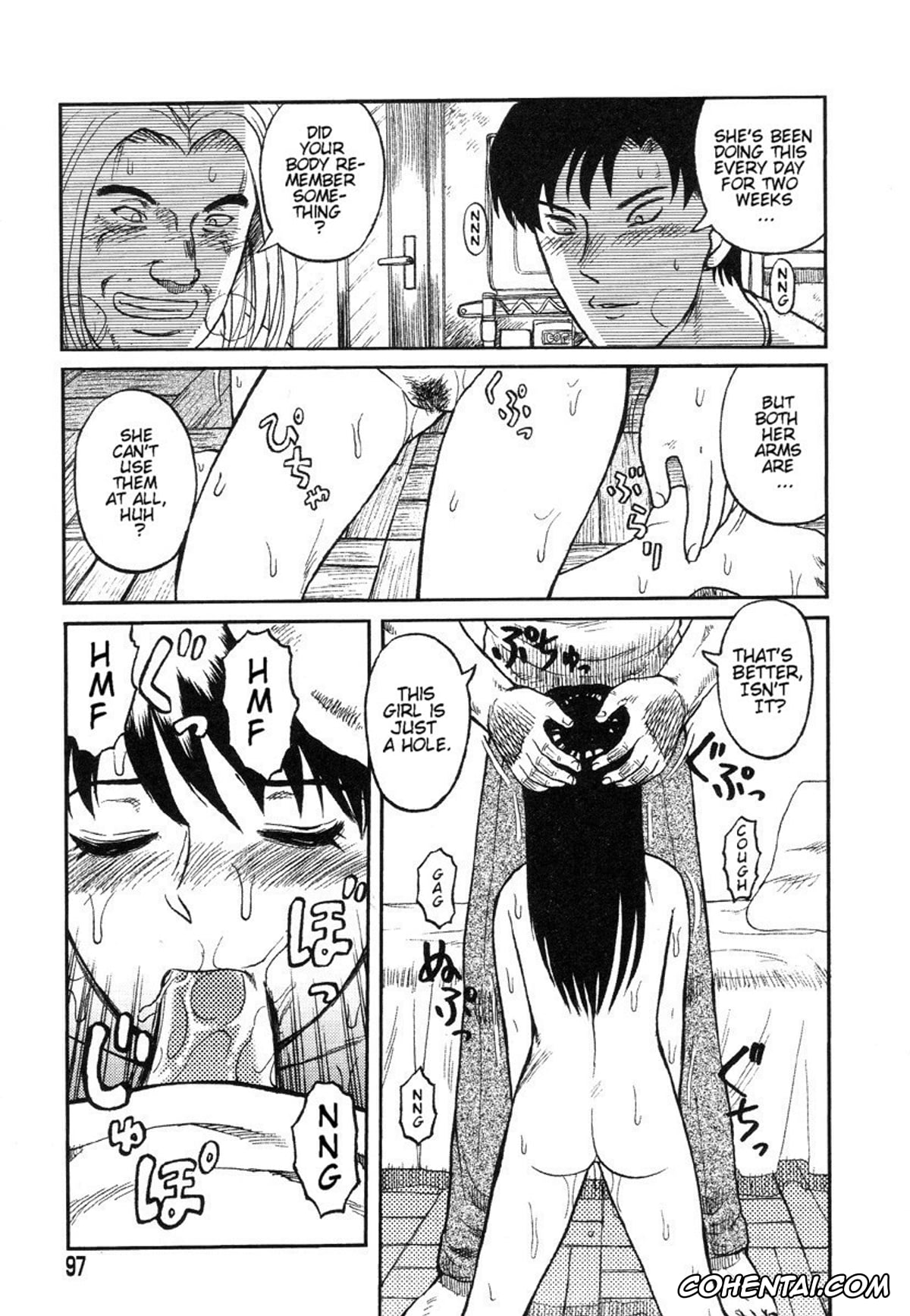 Manga porno, Tankoubon porno, Miko to Yajuu – Death Panda, pagina 89