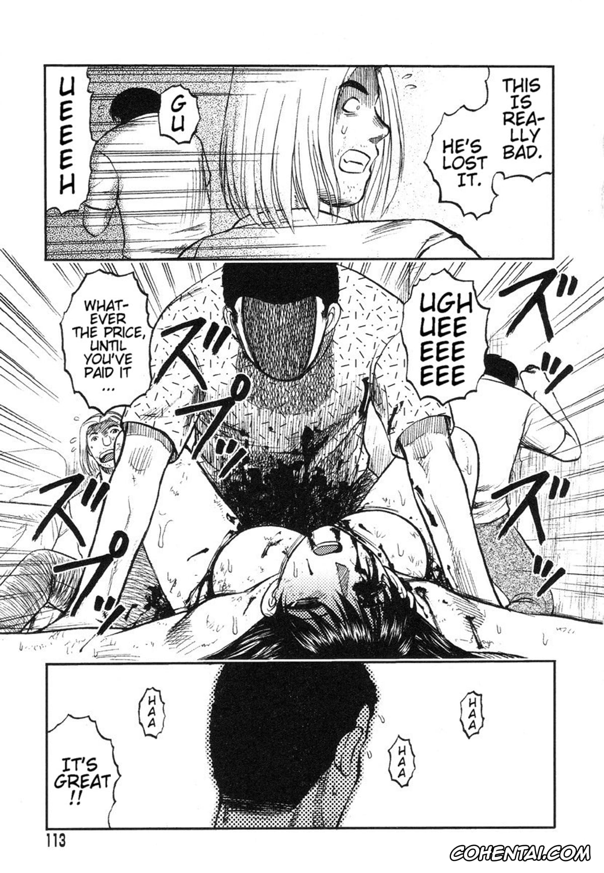 Manga porno, Tankoubon porno, Miko to Yajuu – Death Panda, pagina 104